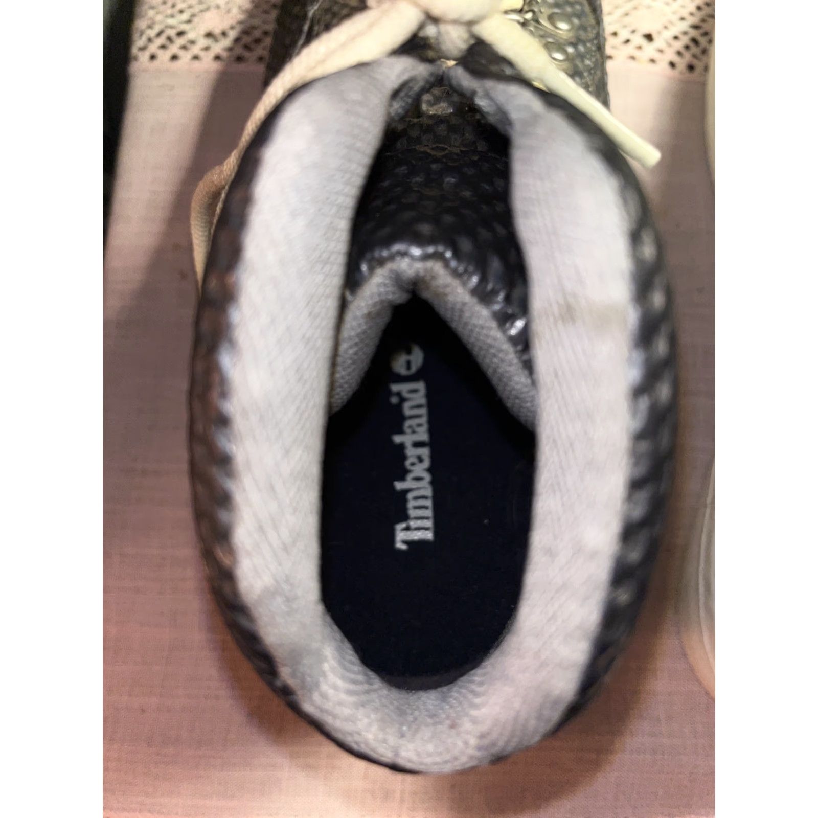 Timberland Timberland Sneakers Size 10 Silver Faux Croc Skin Laces Casual 90s Hip Hop Mens Size US M / EU 48-50 / 2 - 3 Thumbnail