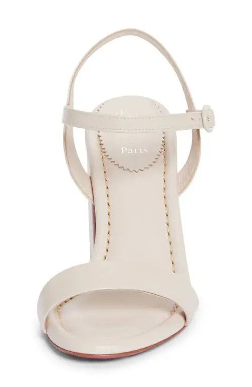 Christian Louboutin os11x0526 Miss Jane Sandals in Ivory Size US 7 / IT 37 - 4 Thumbnail