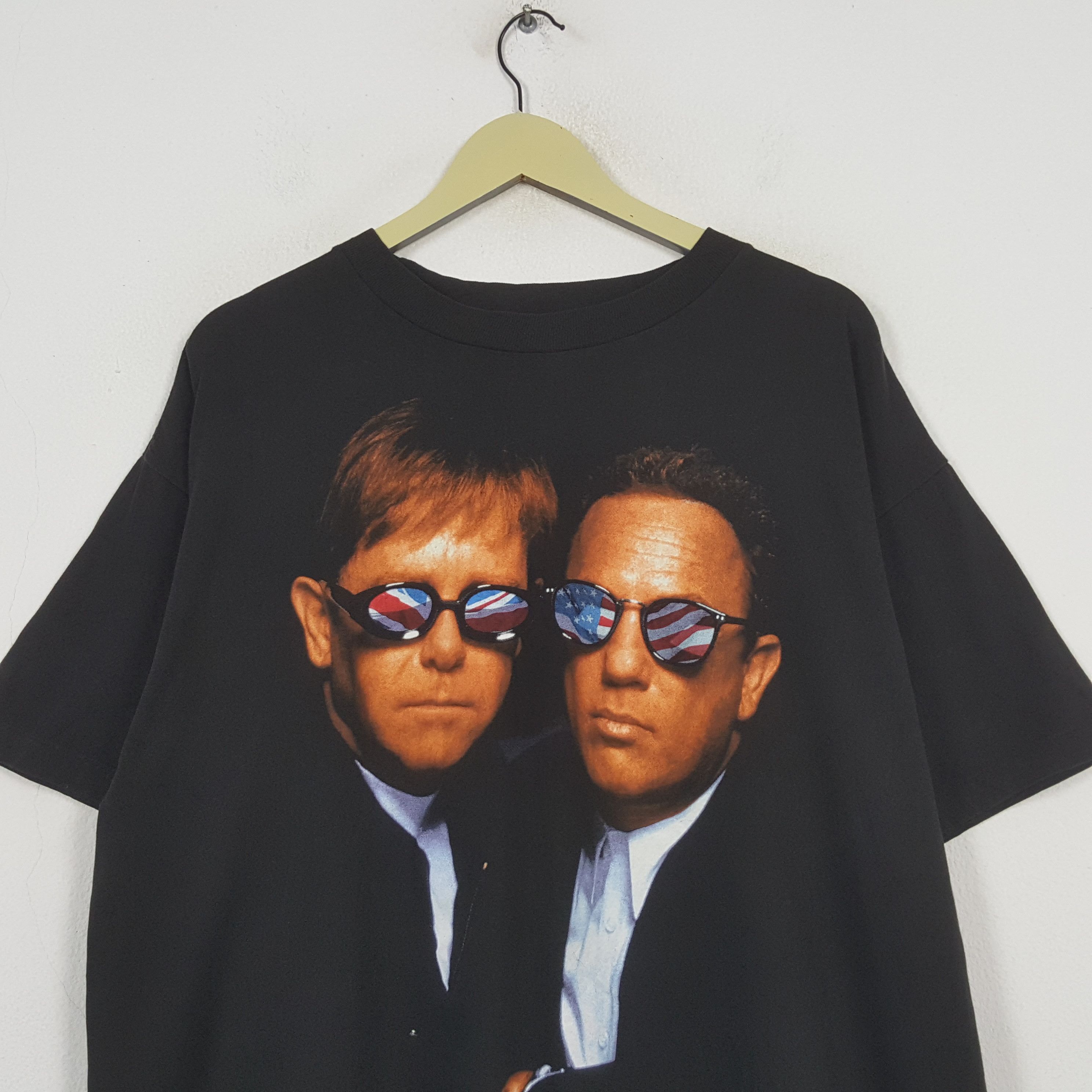 Band Tees Vintage 1994 Billy Joey / Eliton John T-shirt Size US XL / EU 56 / 4 - 2 Thumbnail