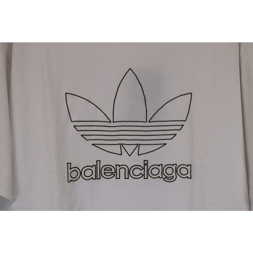 Adidas × Balenciaga o1rshd1 T-Shirt in White Size US S / EU 44-46 / 1 - 3 Thumbnail
