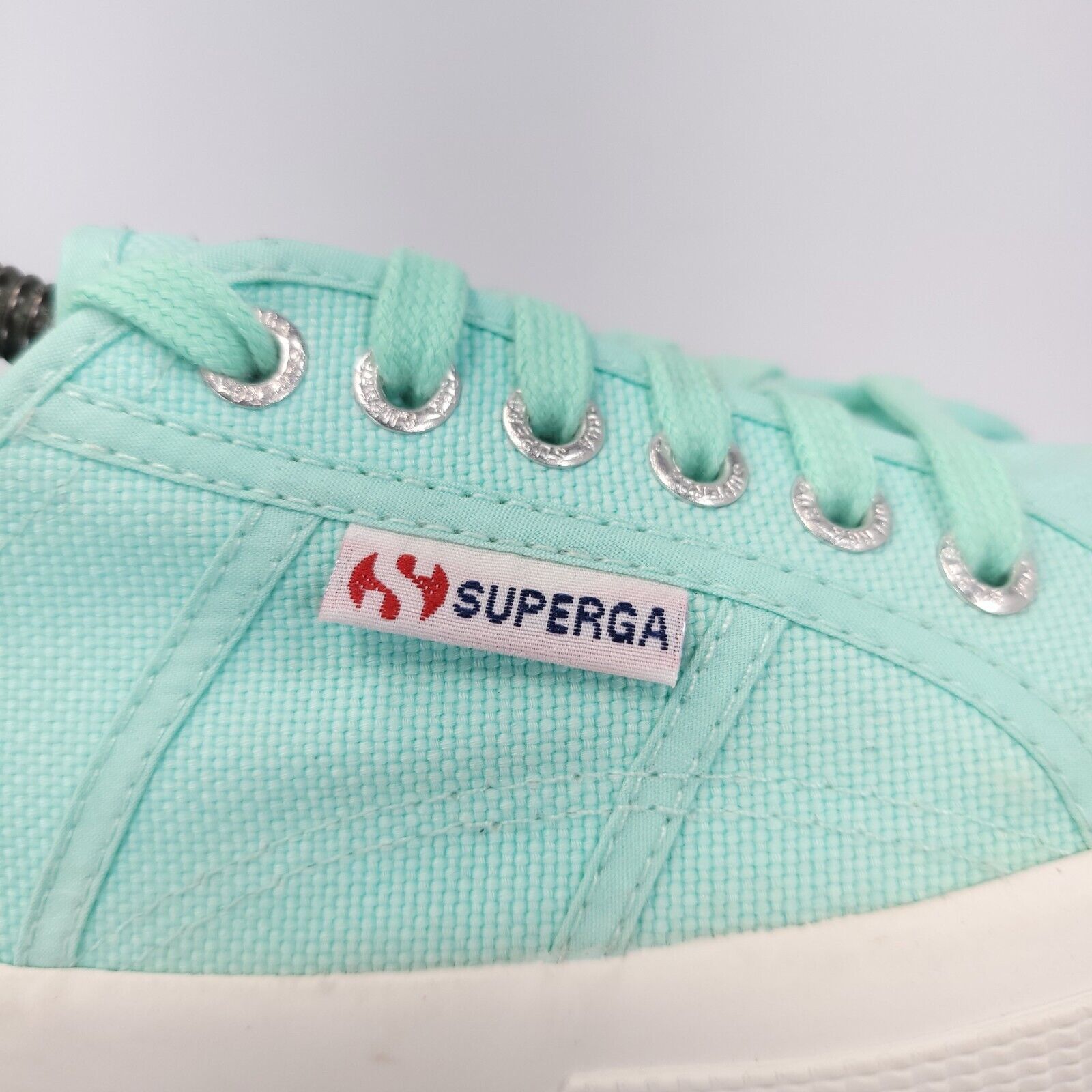 Superga Superga 2750 Cuto Shoe Womens Size 10 S00010-C60 Green White Size US 10 / IT 40 - 8 Thumbnail