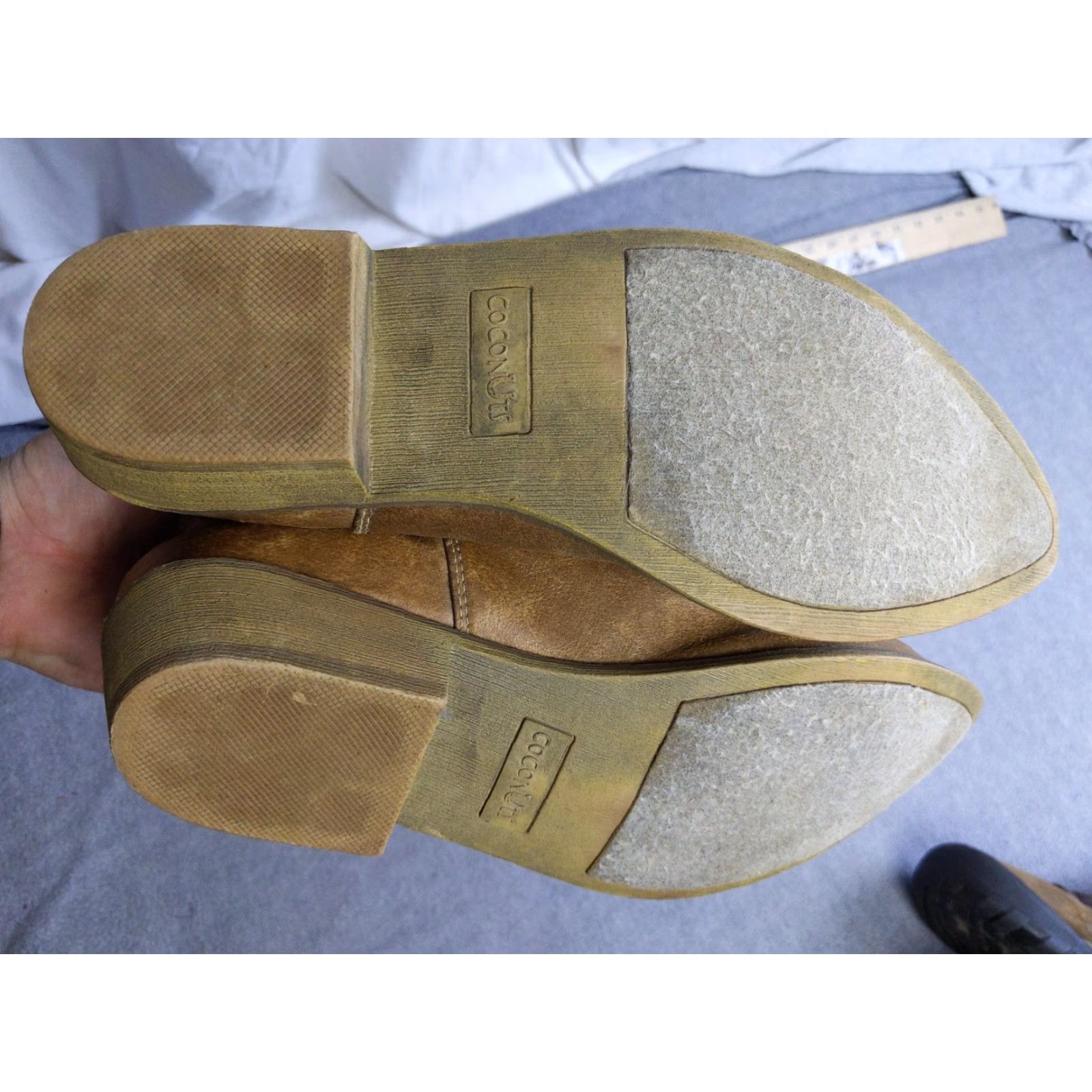 Vintage Coconuts Gaucho Boots Mens Size 10 Tan Western Slip On Textile Cowboy Classic Boots Mens Size US 10 / EU 43 - 7 Thumbnail