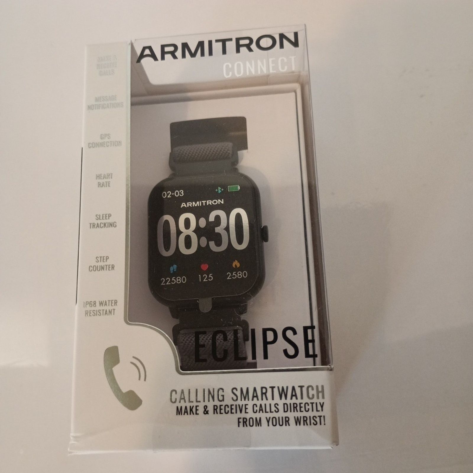 Other Armitron Connect Unisex Eclipse Smartwatch, Grey Elastic Size ONE SIZE - 1 Thumbnail