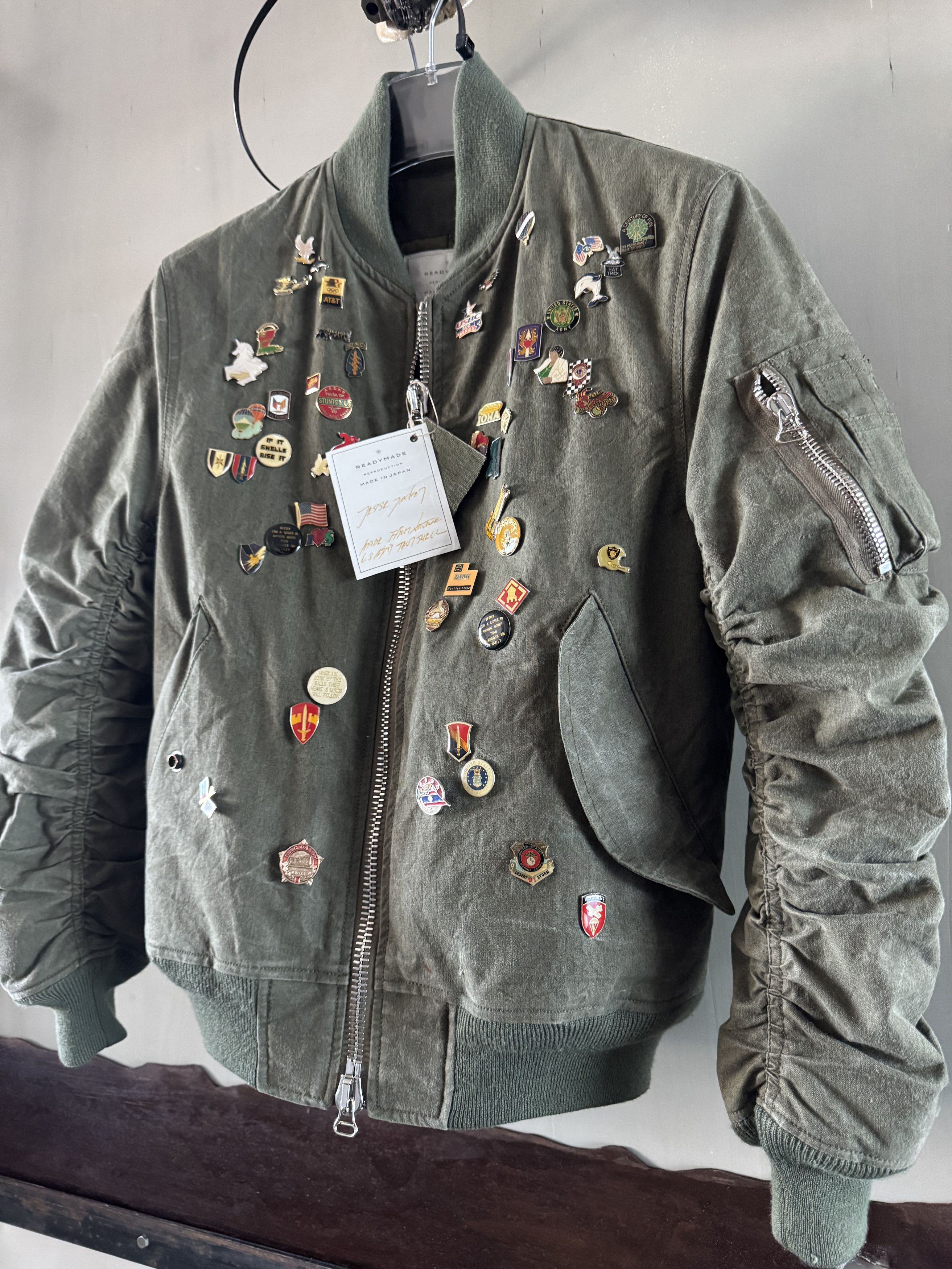 READYMADE JUBILEE PIN JESSE BOMBER JACKET BY RM Size US M / EU 48-50 / 2 - 5 Thumbnail