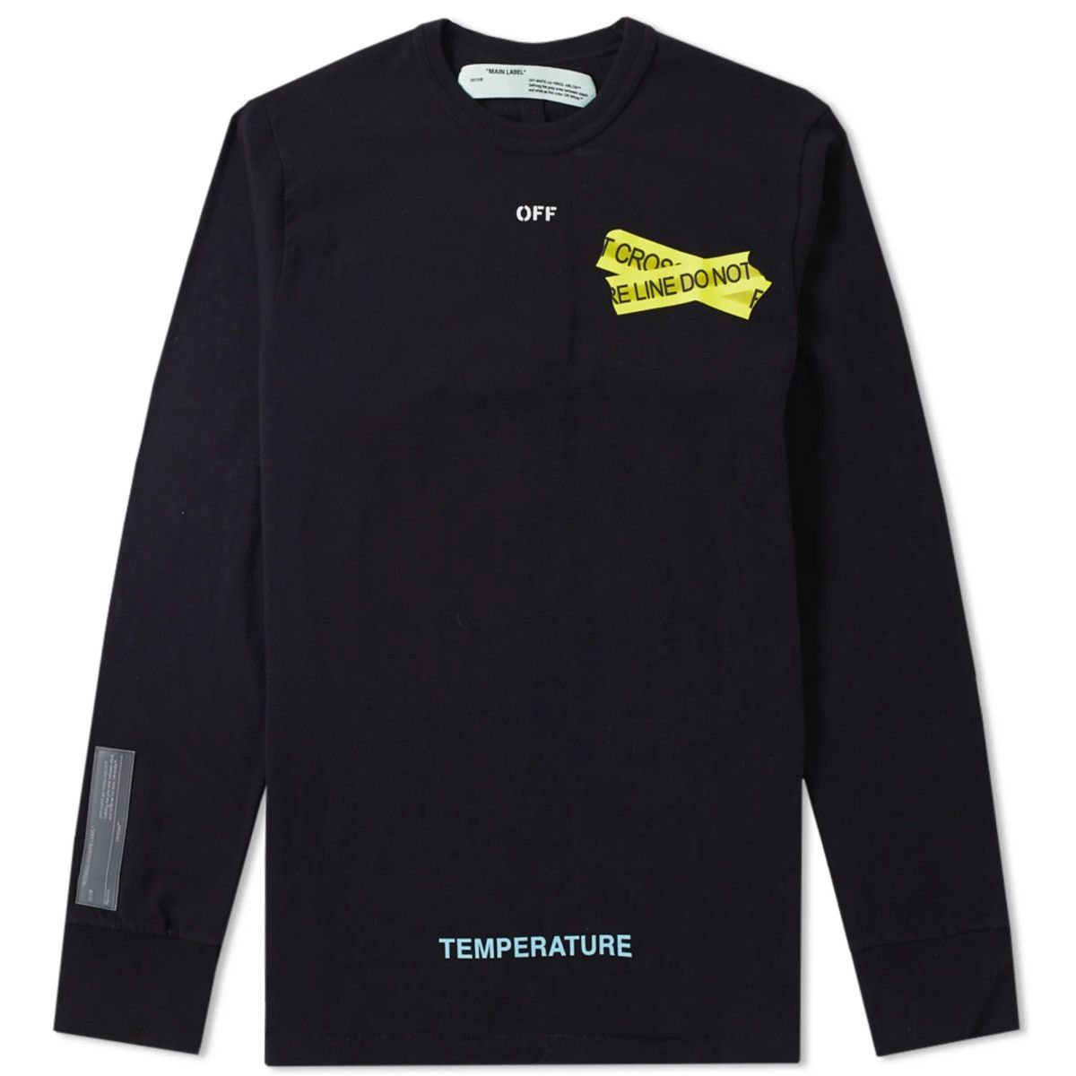 Off-White Off-White - Long Sleeve Firetape Tee Size US S / EU 44-46 / 1 - 22 Thumbnail