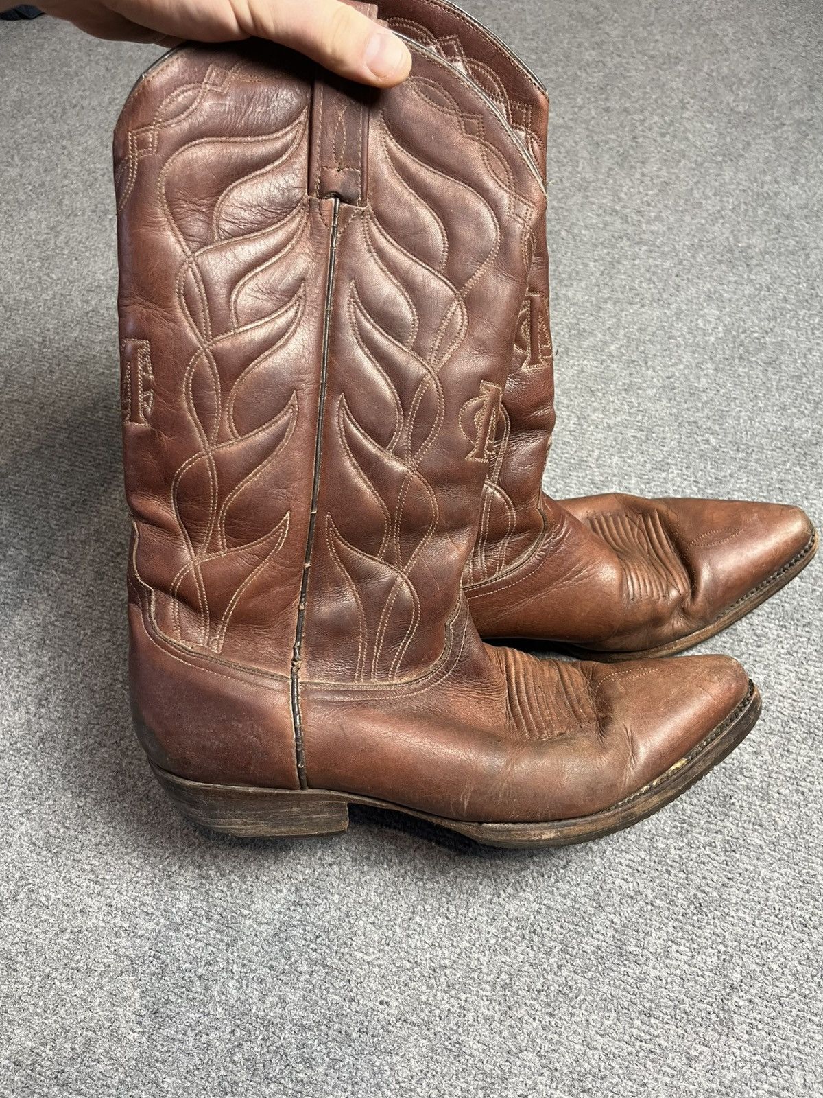 Marlboro Classics Vintage Malboro Classic cowboy shoes Size US 10 / EU 43 - 3 Thumbnail