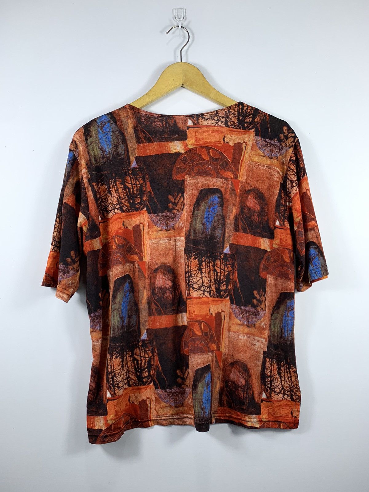 Yohji Yamamoto Japanese Brand Mesh top Like JPG Style All over print Size US M / EU 48-50 / 2 - 3 Thumbnail