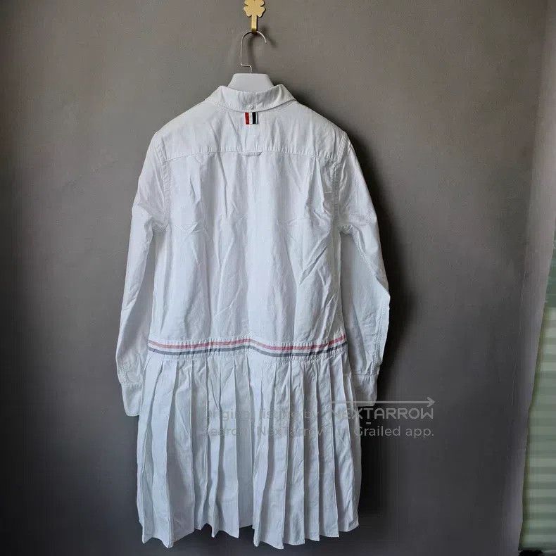 Thom Browne Thom Browne Asymmetrical Hem Pure Cotton Long-Sleeve Shirt Size M / US 6-8 / IT 42-44 - 2 Thumbnail