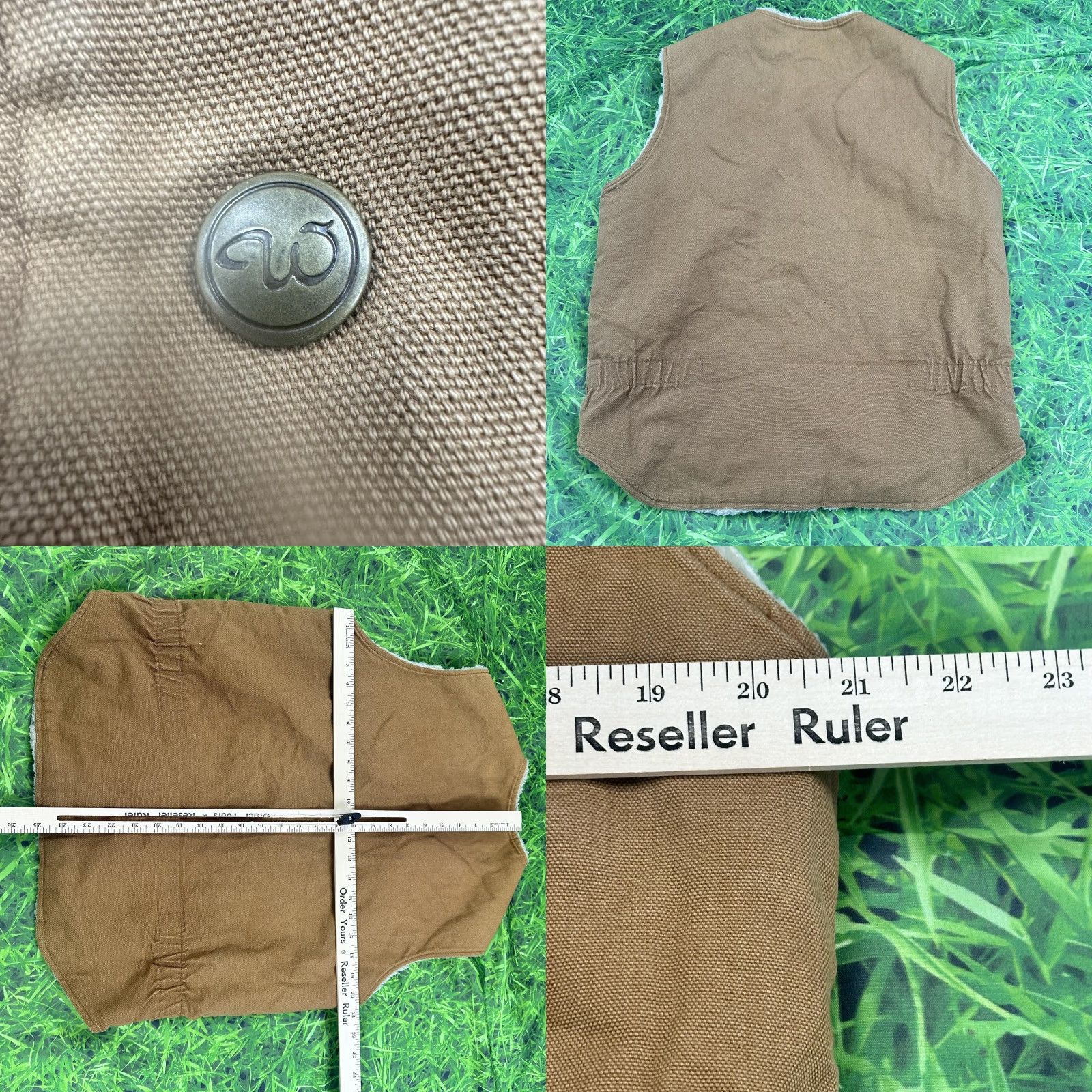 Walls Walls Blizzard-Pruf Vest Mens Medium Brown Sherpa Lined Insulated Workwear USA Size US M / EU 48-50 / 2 - 8 Thumbnail
