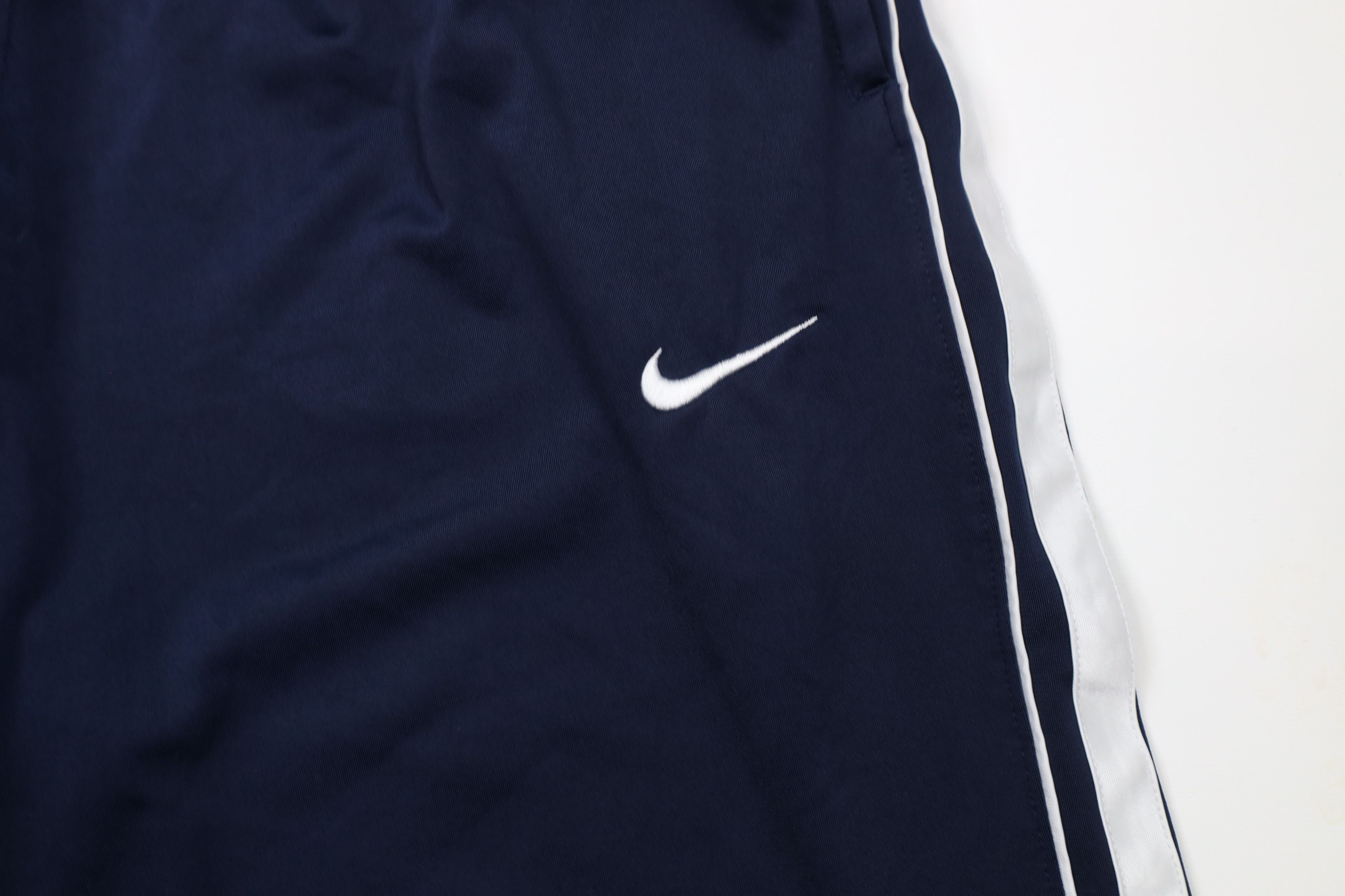 Nike × Vintage Vintage Y2K Nike Wide Leg Scott Mini Swoosh Pants Blue Size US 40 / EU 56 - 5 Thumbnail