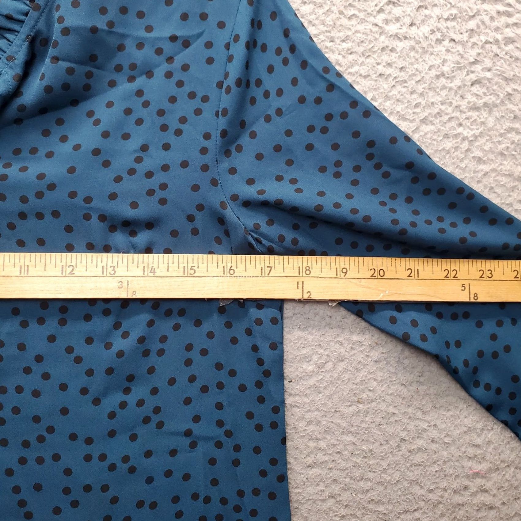 Banana Republic Banana Republic Blouse Womens XS Polka Dot Long Sleeve V-Neck Ruffle Top Size XS / US 0-2 / IT 36-38 - 6 Thumbnail