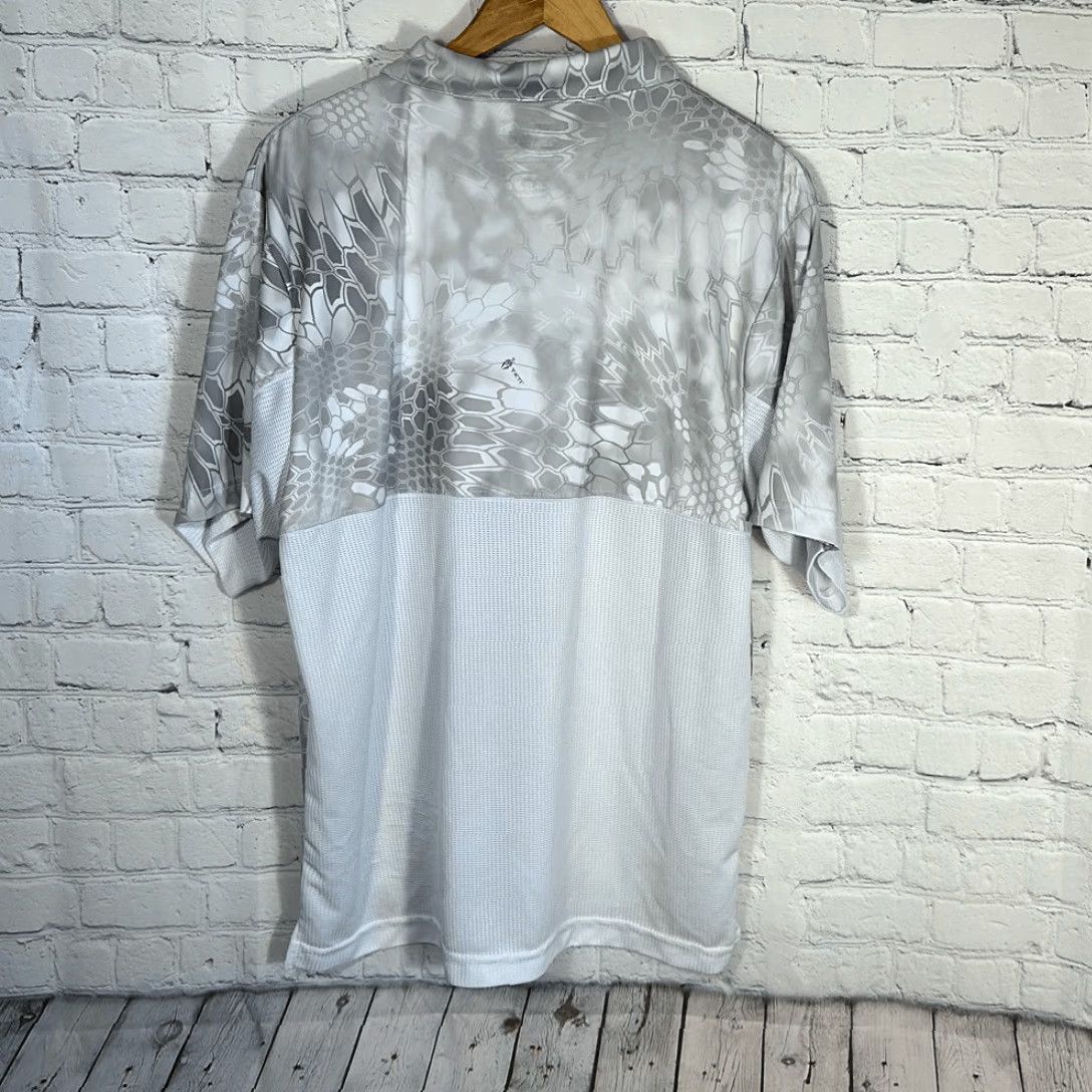 Vintage Huk Performance Fishing Polo Shirt Short-Sleeve Men M Medium Gray Shirt Mens M Gray Polo Fishing Size US M / EU 48-50 / 2 - 4 Thumbnail