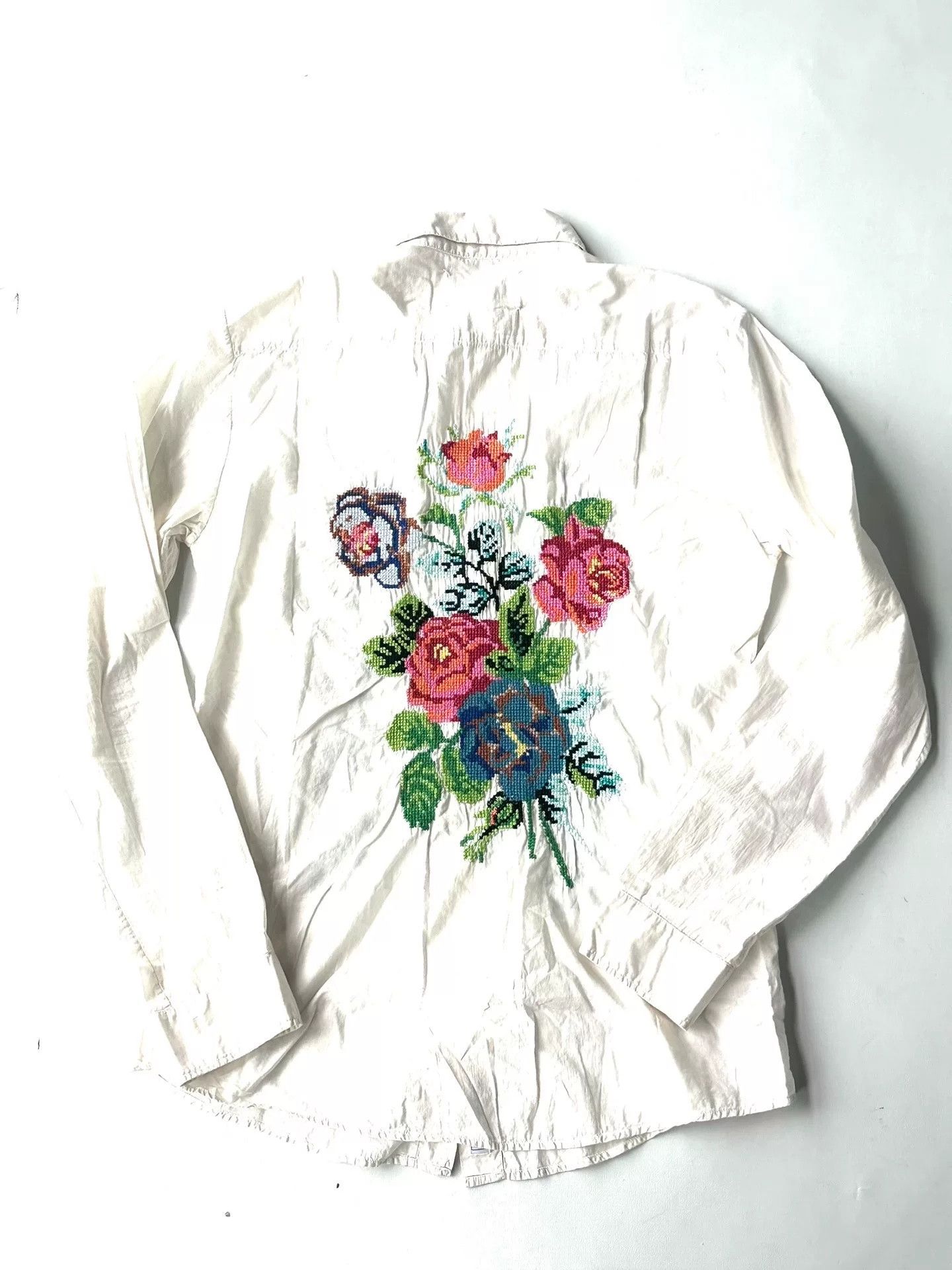 Maison Margiela Maison Margiela Rose Floral Shirt Size US M / EU 48-50 / 2 - 2 Thumbnail
