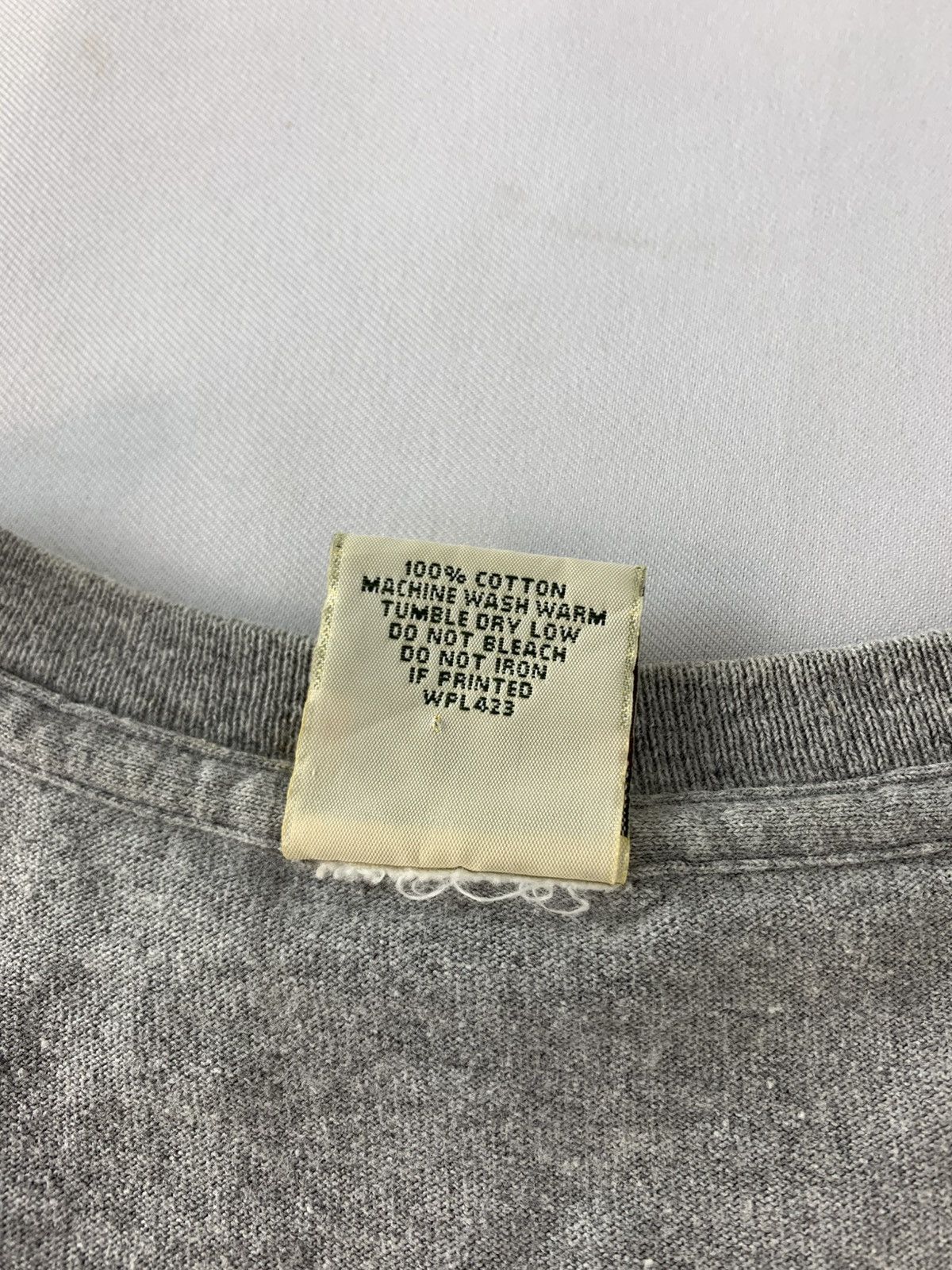 Levi's 90s Levi Strauss & Co Demand Best Gray Printed Tee Size US L / EU 52-54 / 3 - 8 Thumbnail