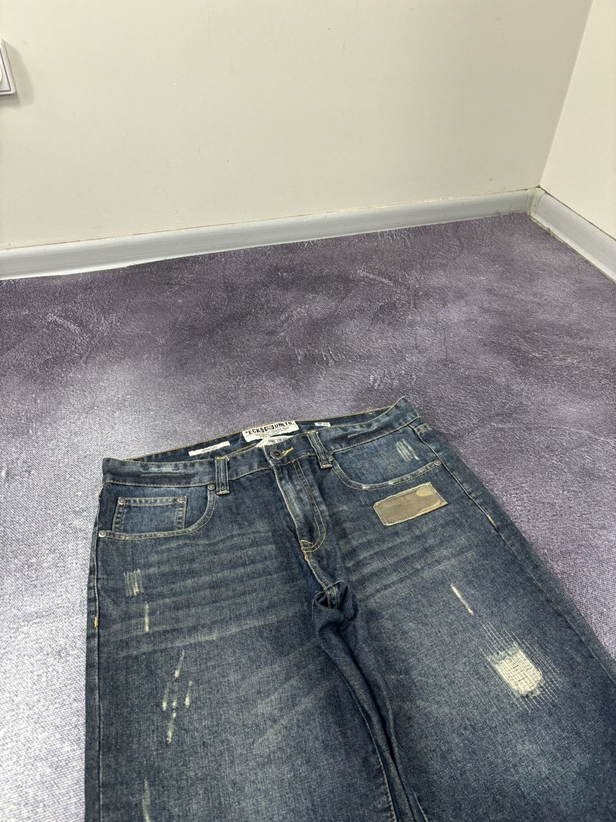 Ecko Unltd. Vintage Ecko Unltd Y2K Skate Hype Baggy Denim Shorts Size US 32 / EU 48 - 11 Thumbnail