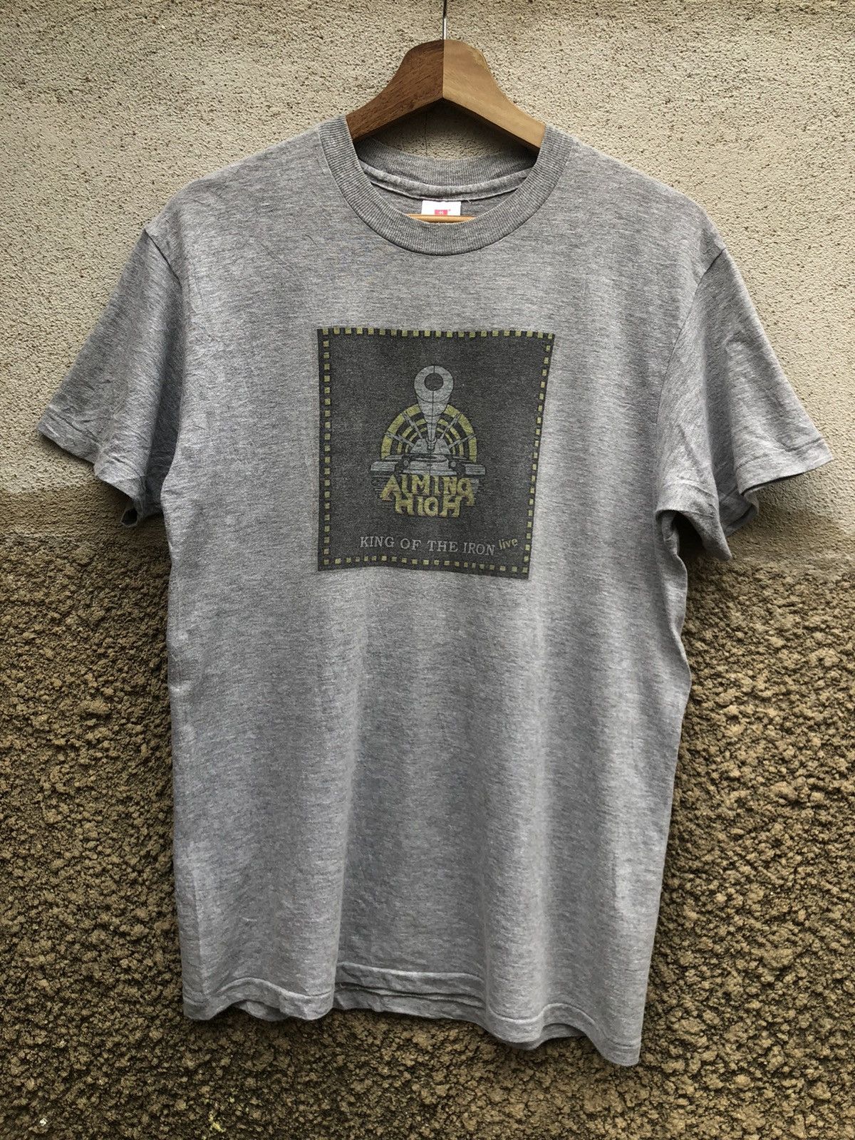 Band Tees × Vintage Vintage 90s Aiming High "King Of The Iron" Live Metal Tshirt Size US M / EU 48-50 / 2 - 1 Thumbnail