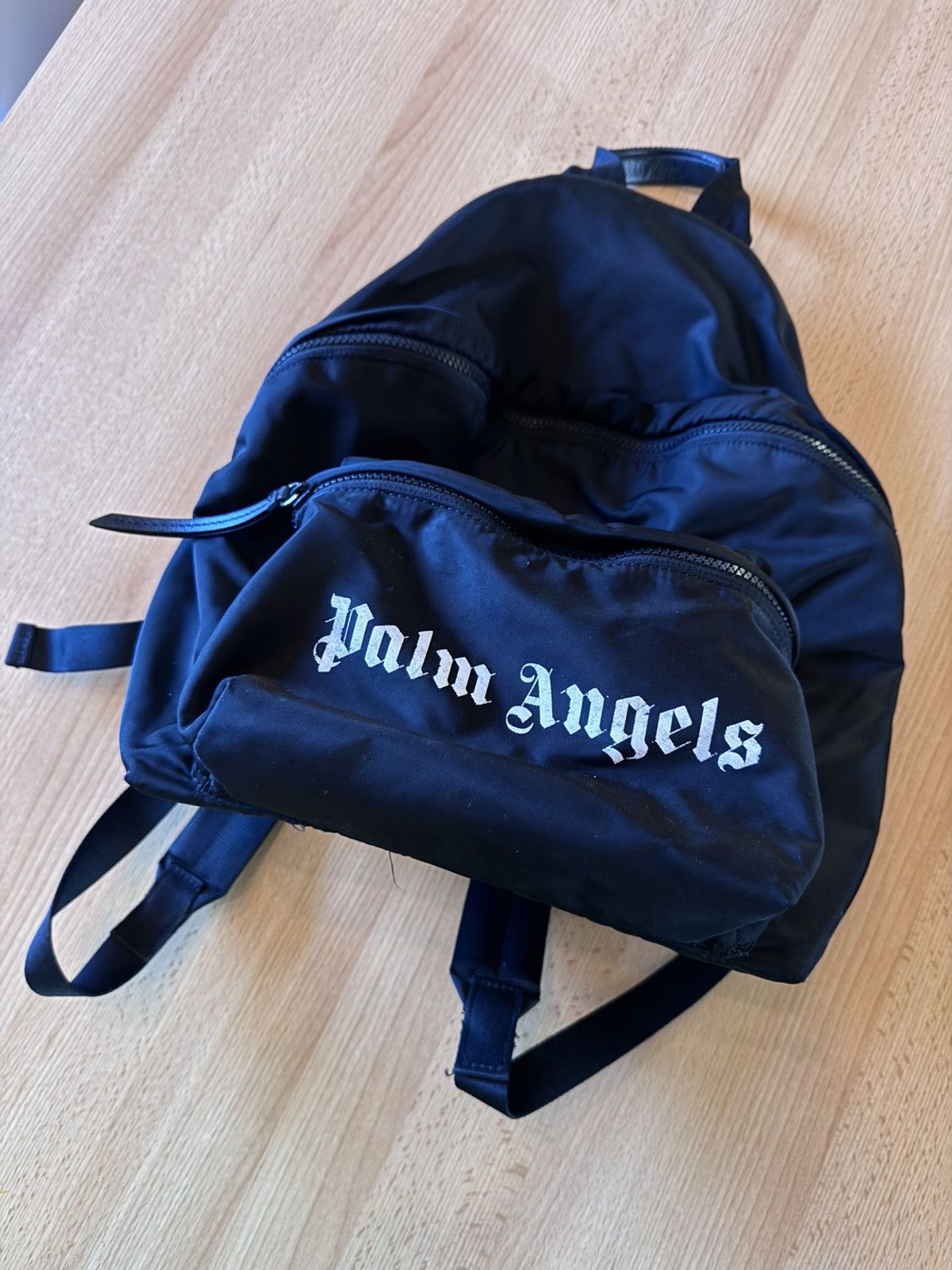 Palm Angels Palm Angels Men Classic Logo Backpack Size ONE SIZE - 1 Thumbnail