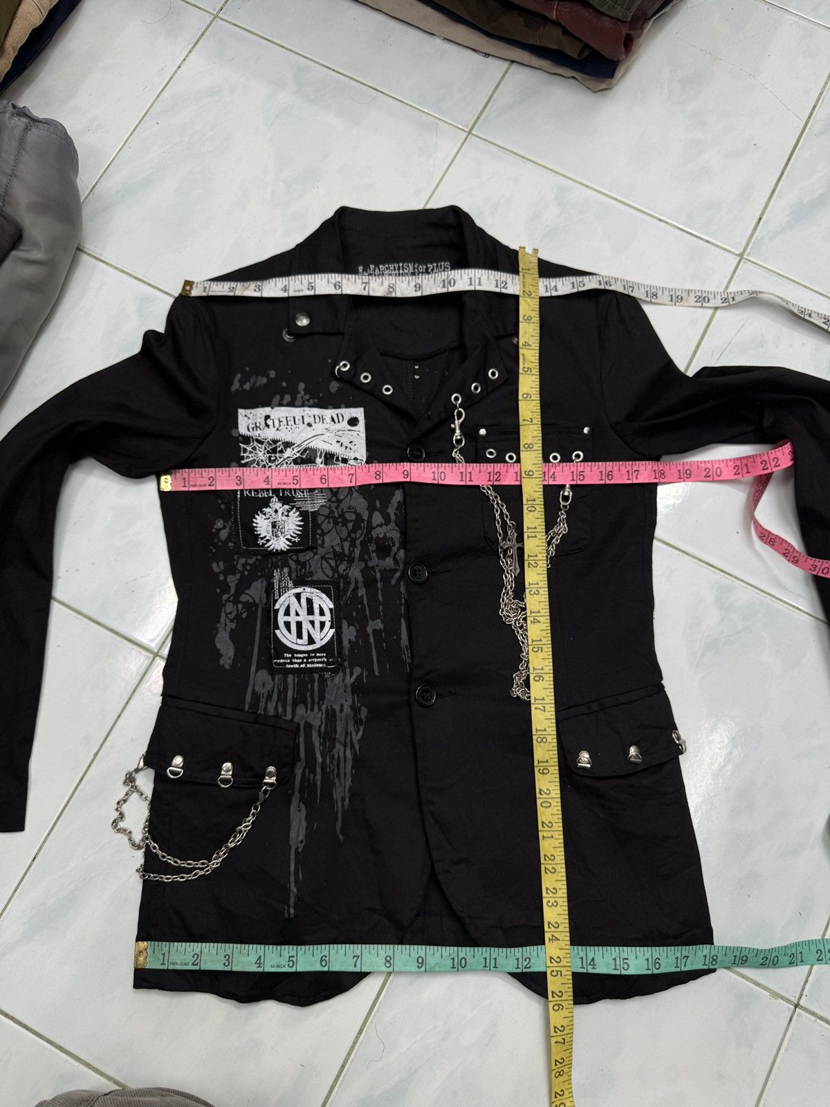 14th Addiction 🔥🔥🔥ARCHIVE H NAOTO ANARCHY PUNK JACKET Size M / US 6-8 / IT 42-44 - 15 Thumbnail