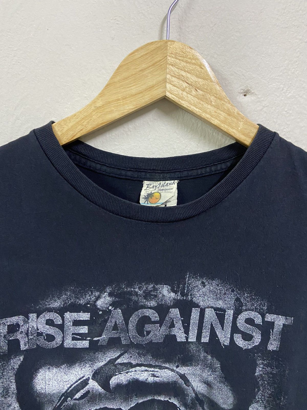 Band Tees × Vintage Vintage Y2K Rise Againt T Shirt Size US M / EU 48-50 / 2 - 3 Thumbnail