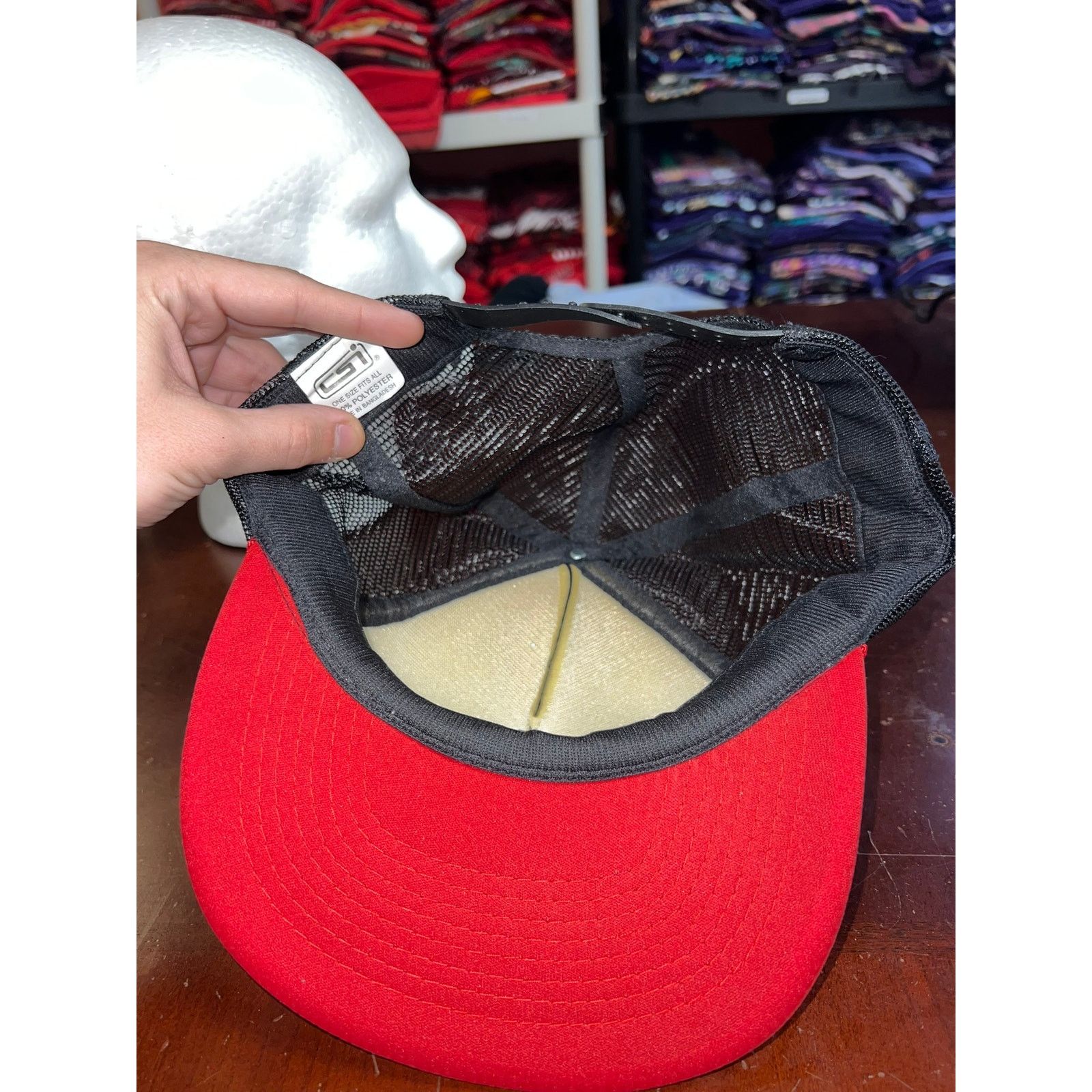 Vintage Vintage Joke Hat My Foot And Your Butt Need Meet Snapback OS Size ONE SIZE - 6 Thumbnail