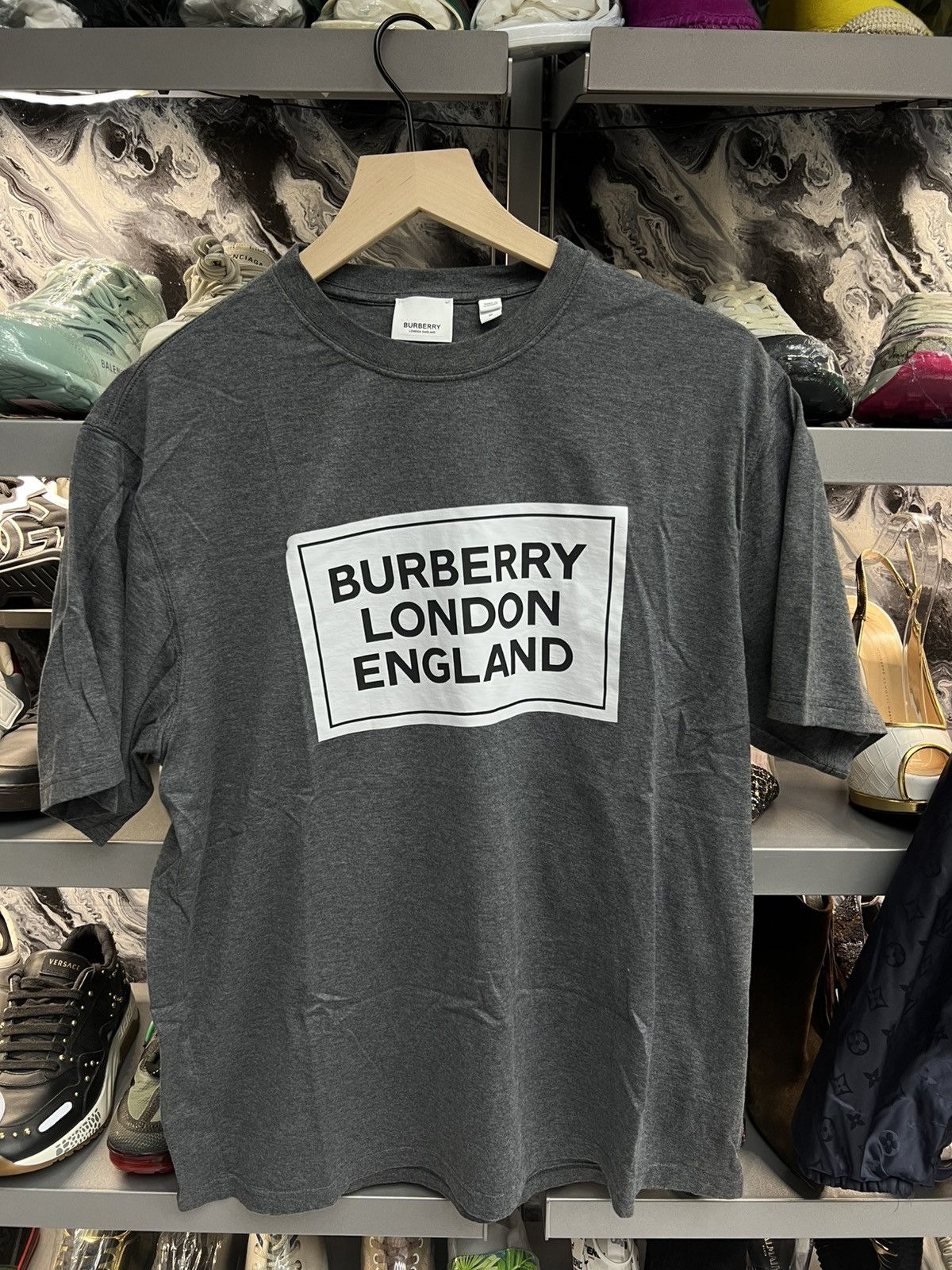 Burberry Burberry Dark Gray T-Shirt Size US M / EU 48-50 / 2 - 1 Thumbnail