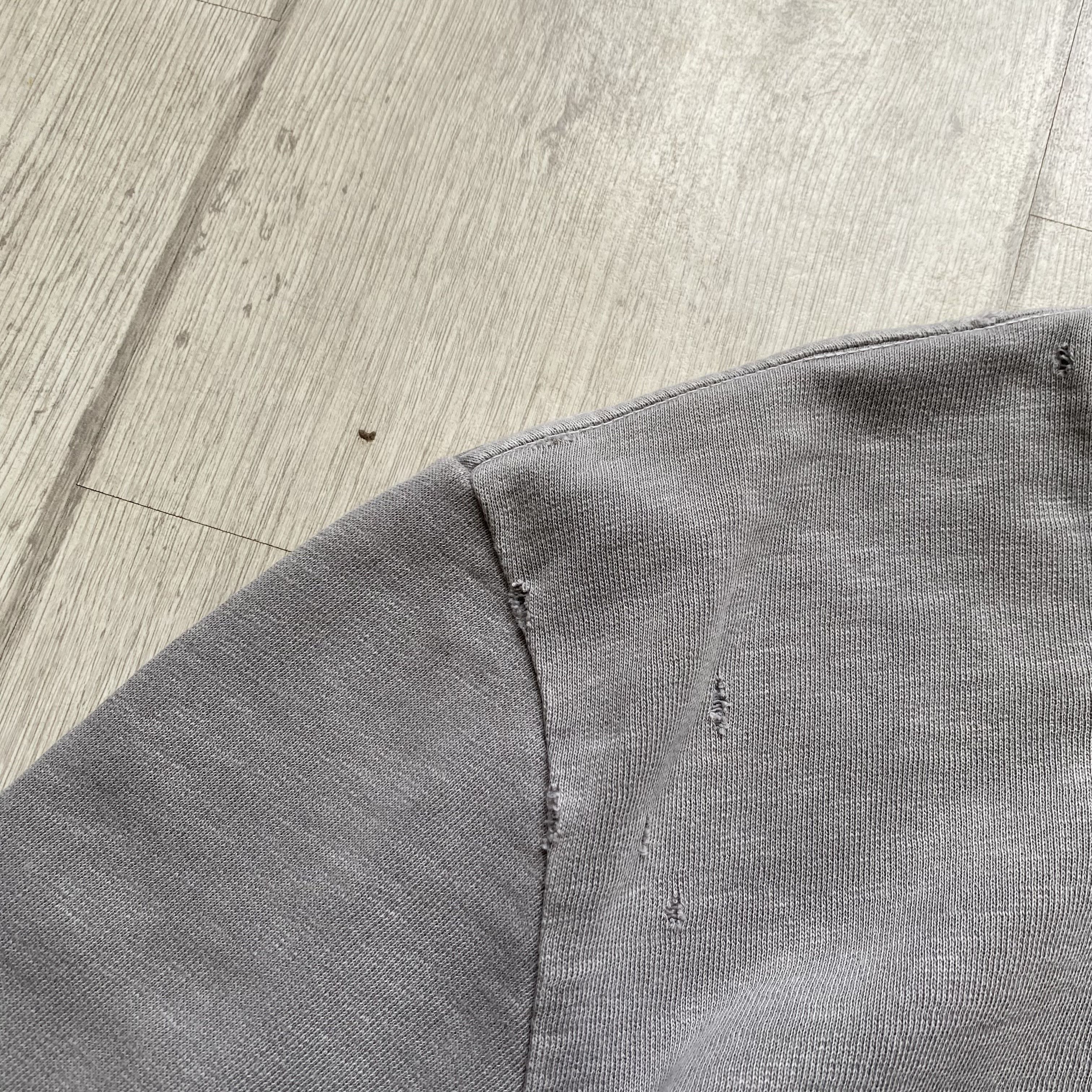Allsaints Vintage ALLSAINTS Distressed sweatshirt Gray Sonewash Size US M / EU 48-50 / 2 - 6 Thumbnail