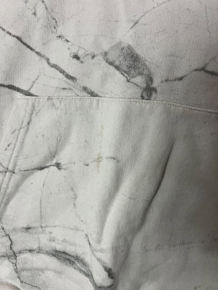 Off-White RARE Off-White Marble Hoodie - Virgil Abloh Size US XS / EU 42 / 0 - 3 Thumbnail