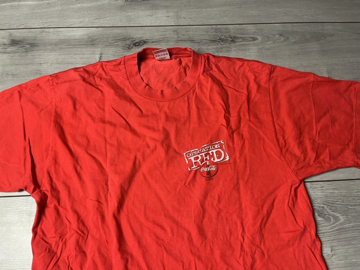 Coca Cola Vintage Coca Cola Operation Red Tshirt size Large Size US L / EU 52-54 / 3 - 3 Thumbnail