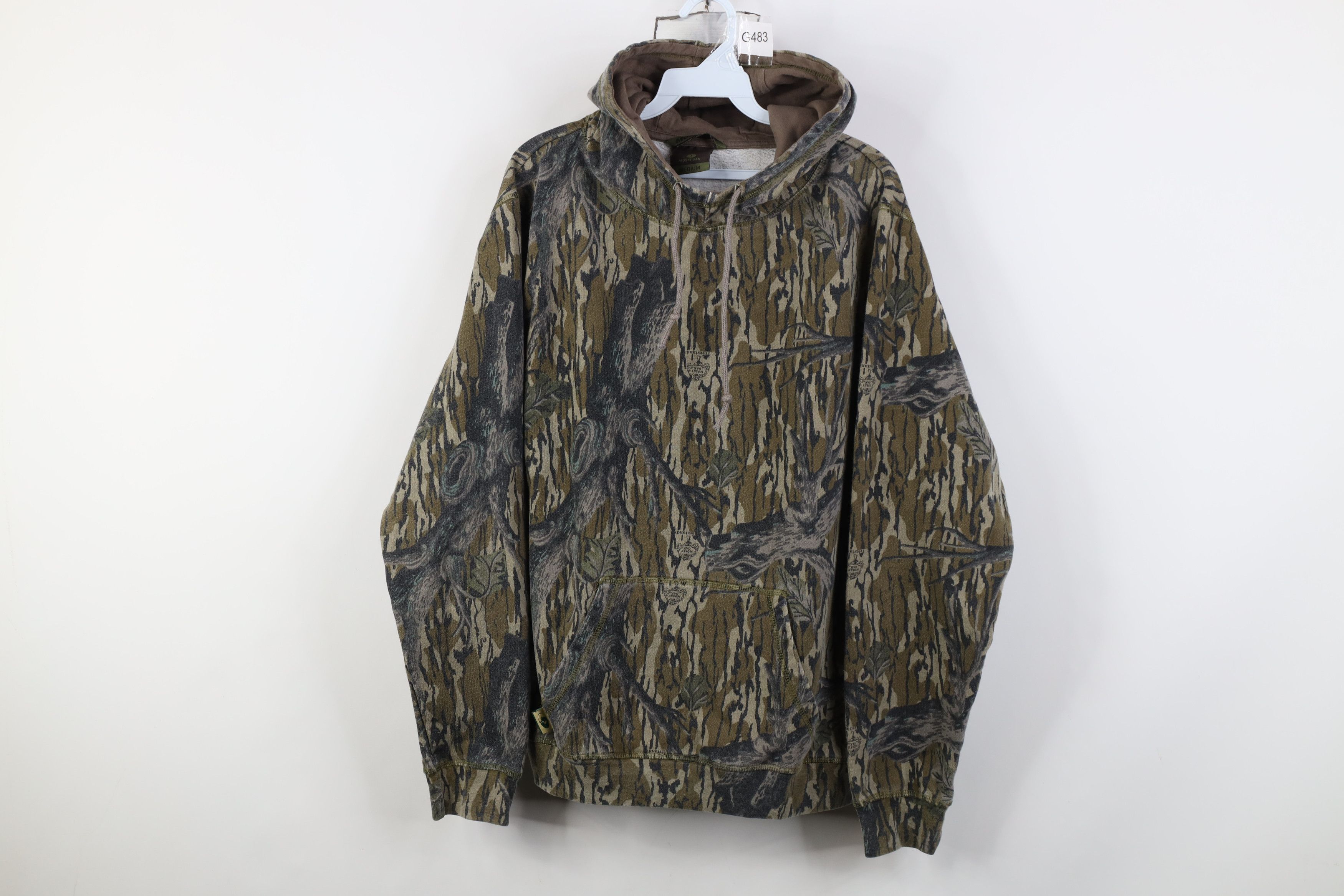 Mossy Oaks Vintage Mossy Oak Camouflage Heavyweight Hoodie Sweatshirt Size US M / EU 48-50 / 2 - 1 Thumbnail