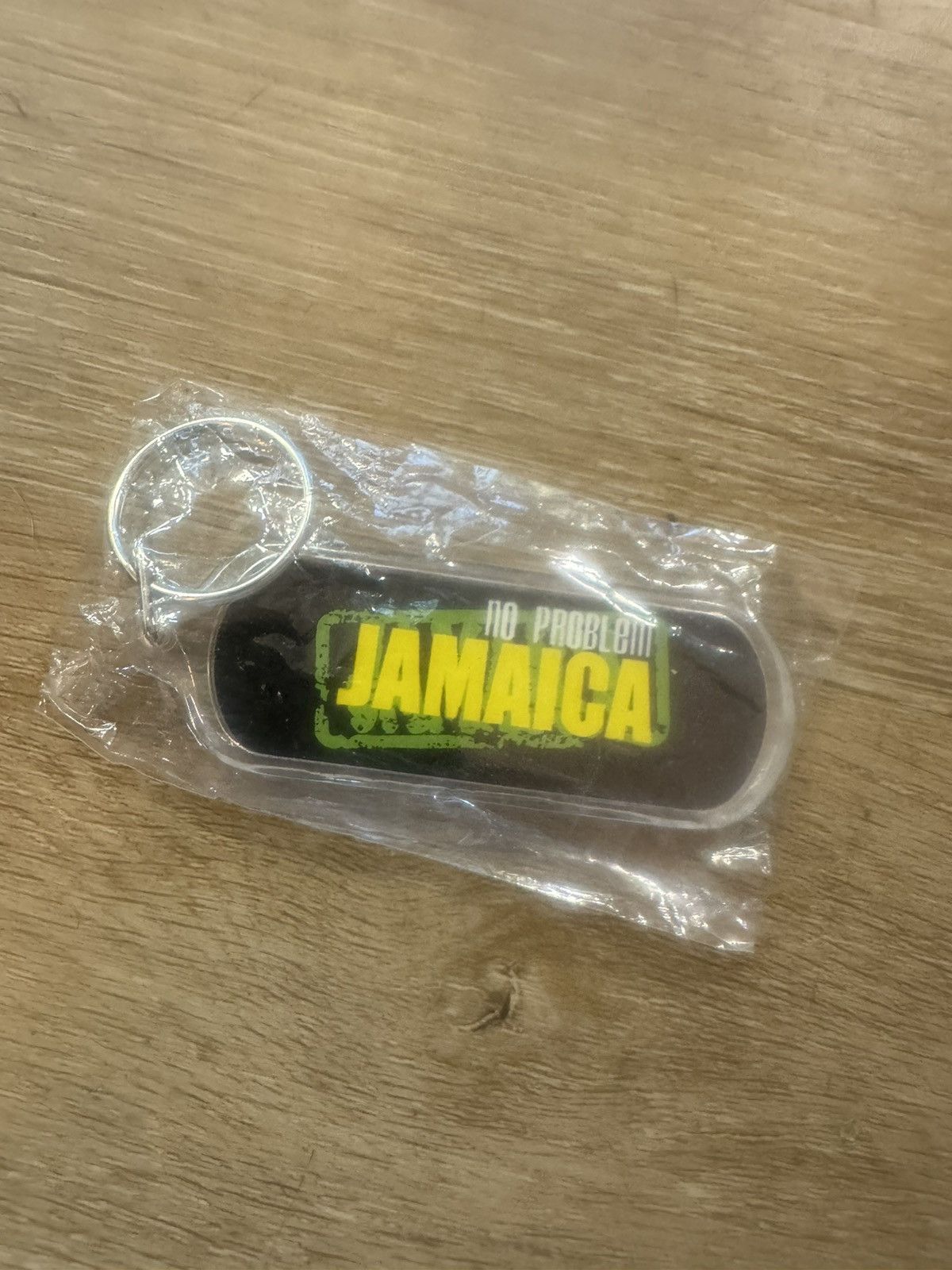 Bob Marley New Vintage 90s NO PROBLEM JAMAICA Fob Keychain Ring Size ONE SIZE - 2 Thumbnail