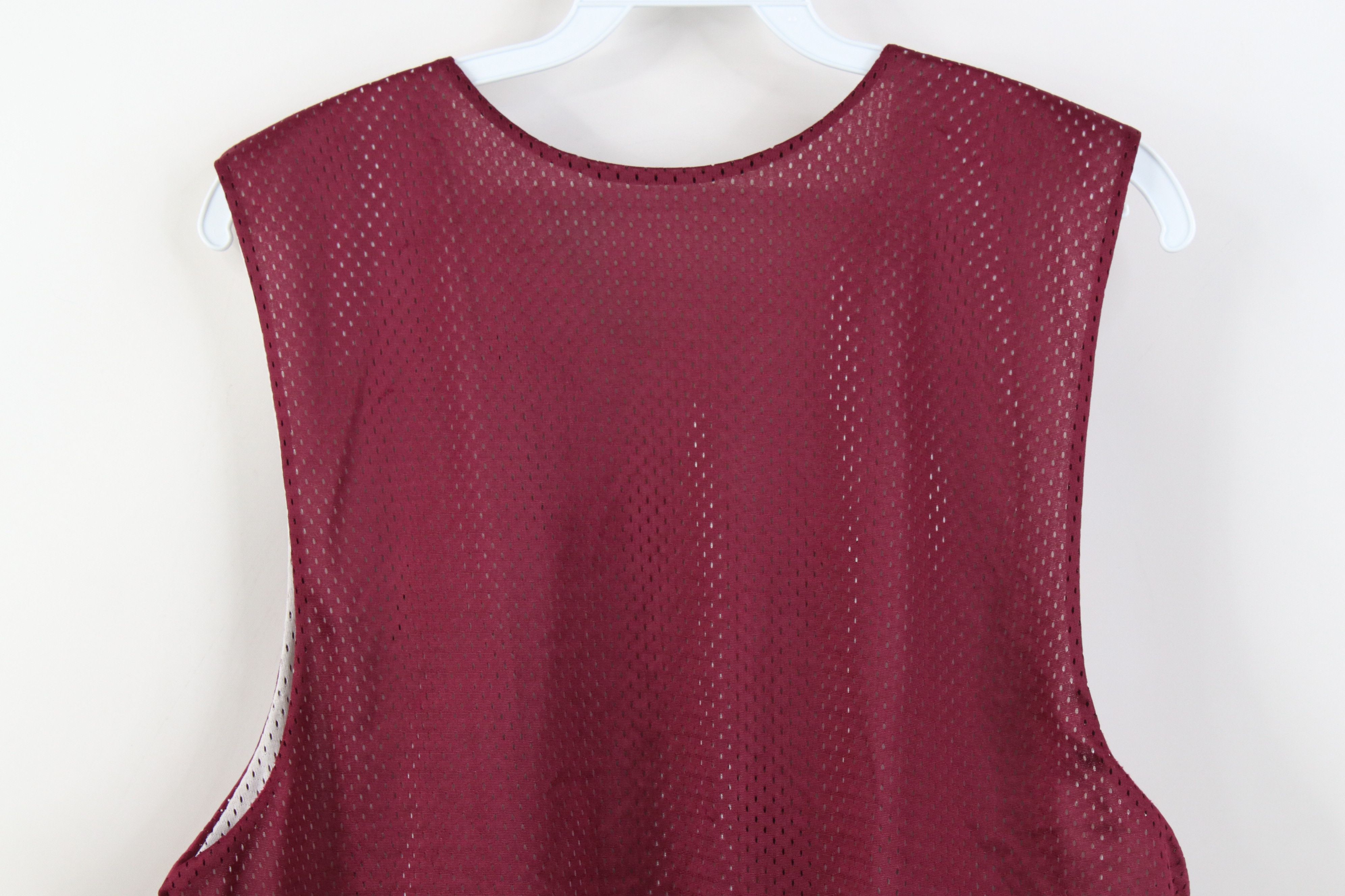 Vintage Vintage Reversible Lacrosse Co Mesh Jersey Maroon White Size US M / EU 48-50 / 2 - 7 Thumbnail