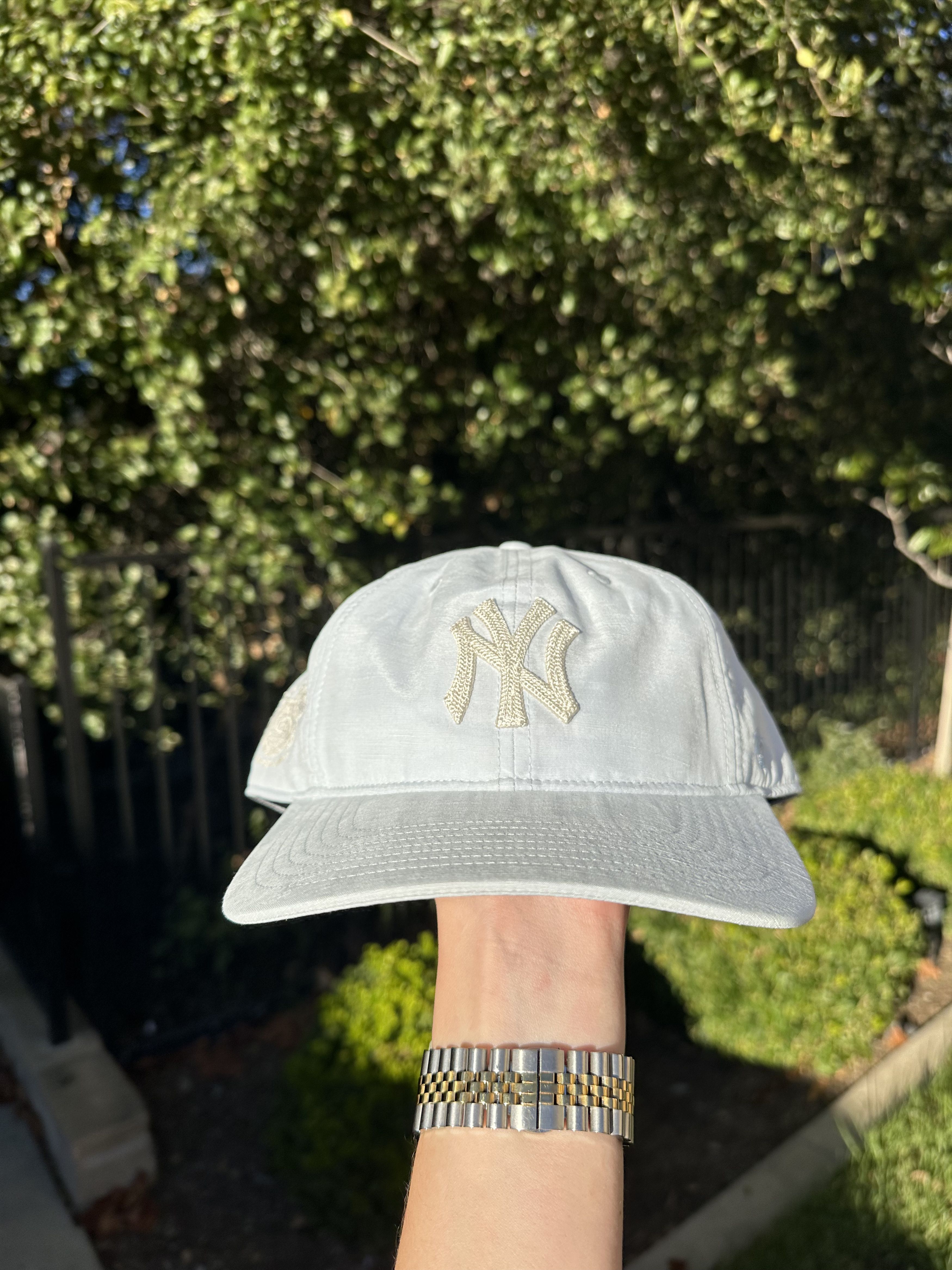 Kith × New York Yankees Kith & '47 NY Yankees Cupro Linen Franchise LS Cap - XL Size ONE SIZE - 1 Thumbnail