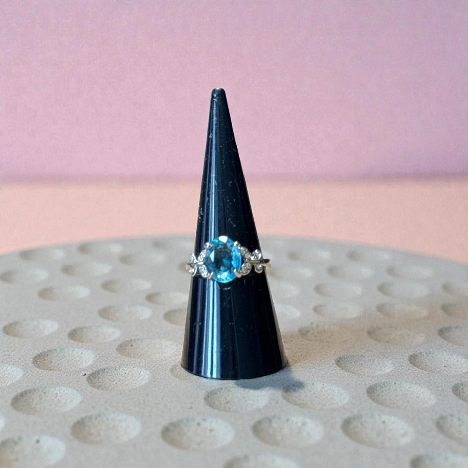 Other Blue Gemstone Silver Ring Size 7 Size ONE SIZE - 2 Thumbnail
