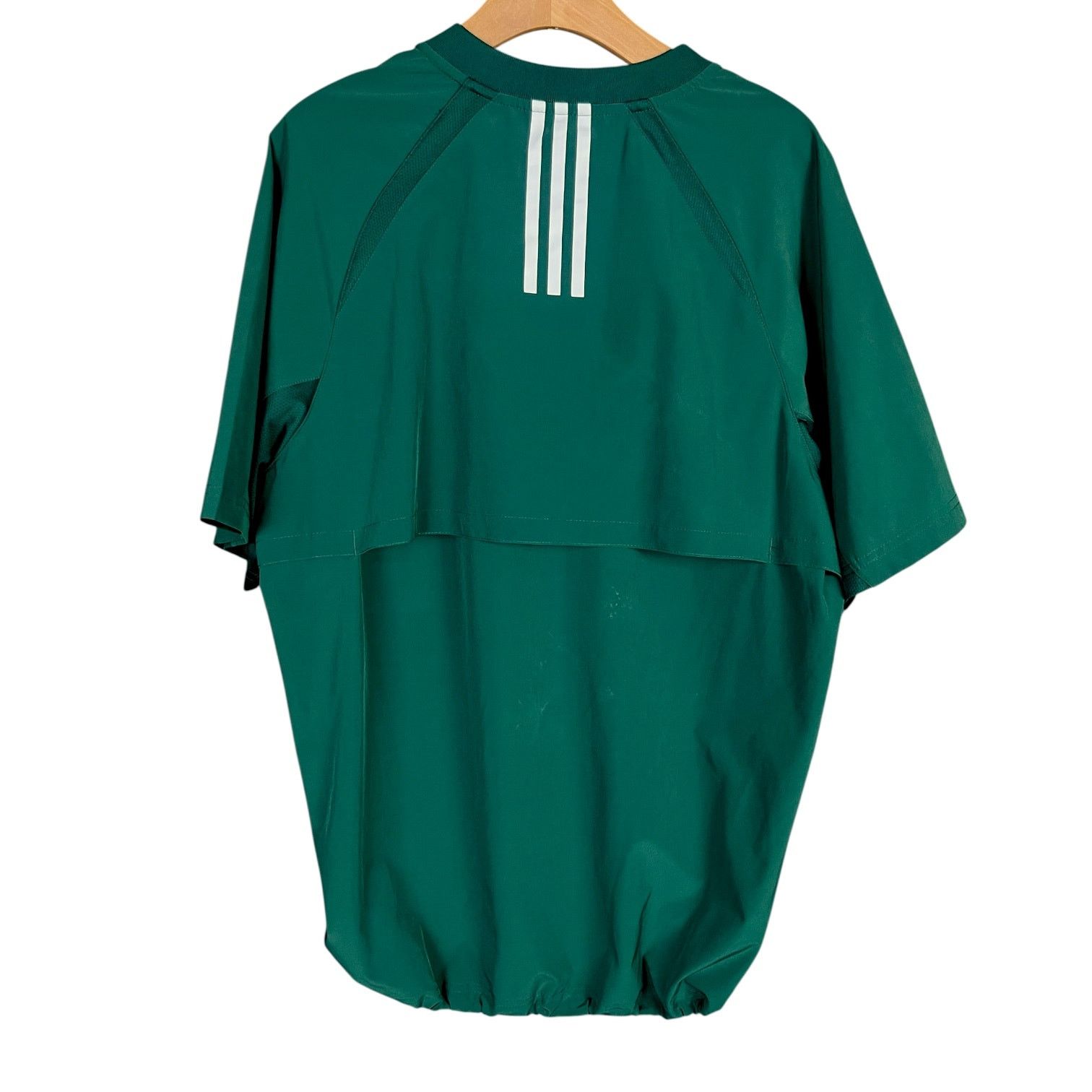 Adidas Men's Adidas Green Triple Stripe Vented Baseball Jacket - M Size US M / EU 48-50 / 2 - 2 Thumbnail