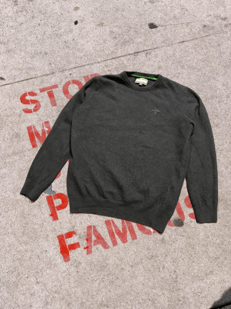 Barbour Vintage Barbour Crew Neck Wool Sweater Size US L / EU 52-54 / 3 - 1 Thumbnail