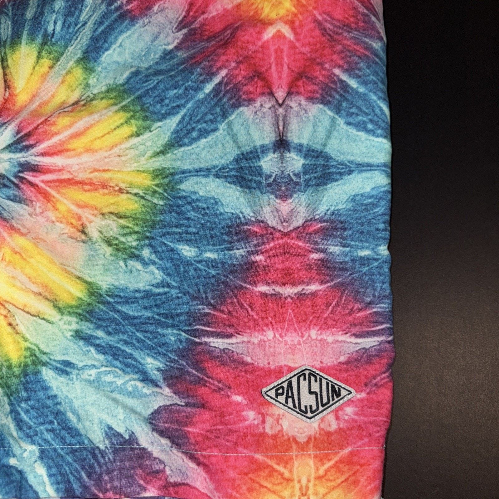 Pacsun NWT PacSun Size Medium Swim Shorts Tie Dye Drawstring Waist Size US 29 - 2 Thumbnail