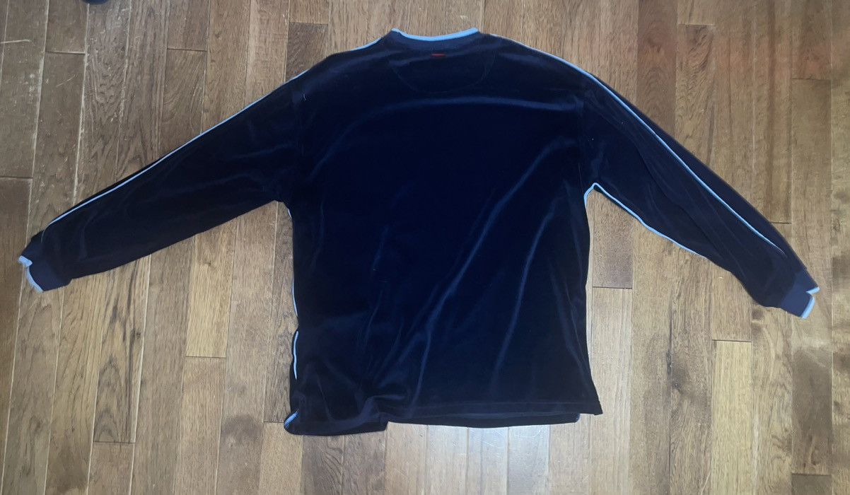 Fubu × Velvet × Vintage Ruby Dark Blue Velvet Long Sleeve Size US L / EU 52-54 / 3 - 2 Thumbnail