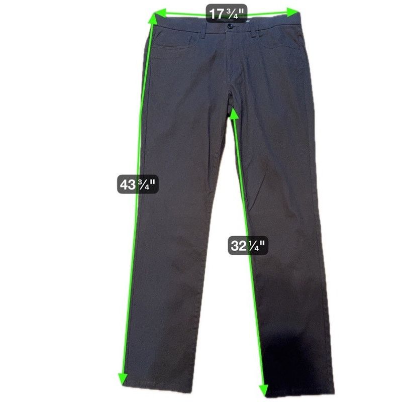 Vince Vince Stretch Twill 5-Pocket Slim Straight 34 Charcoal Gray Size US 34 / EU 50 - 9 Thumbnail