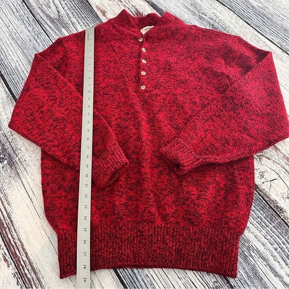 Vintage Vintage “Foxhead Knitting Mills” Wool Pullover Henley Knit R Size L / US 10 / IT 46 - 7 Thumbnail