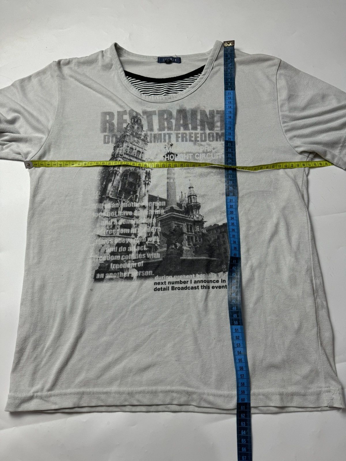 If Six Was Nine × Japanese Brand × Le Grande Bleu (L.G.B.) Jun men double layers poem tshirt japanese Size US M / EU 48-50 / 2 - 6 Thumbnail