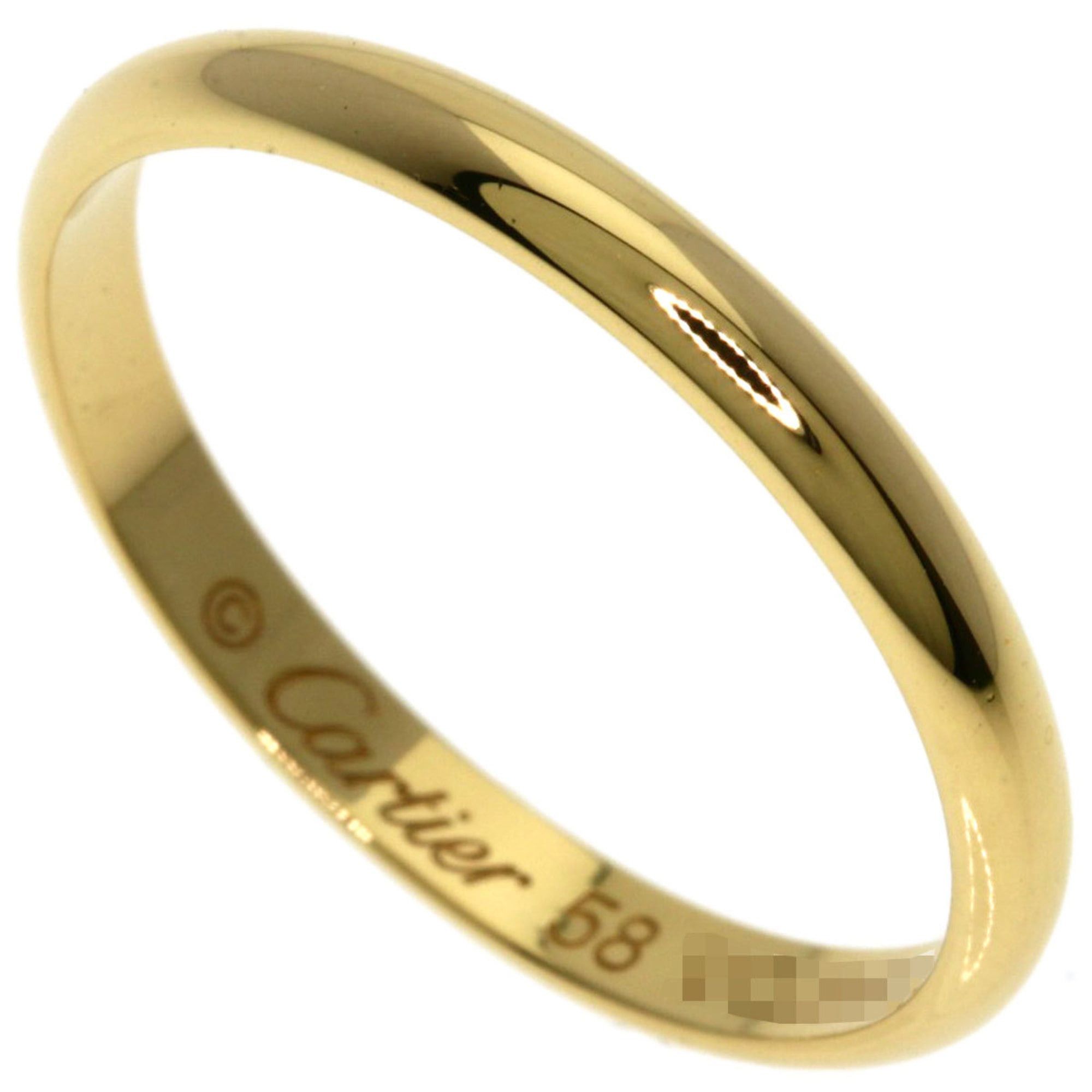 Cartier Cartier Wedding Ring #58, 18K Yellow Gold, Women's. Size ONE SIZE - 1 Thumbnail