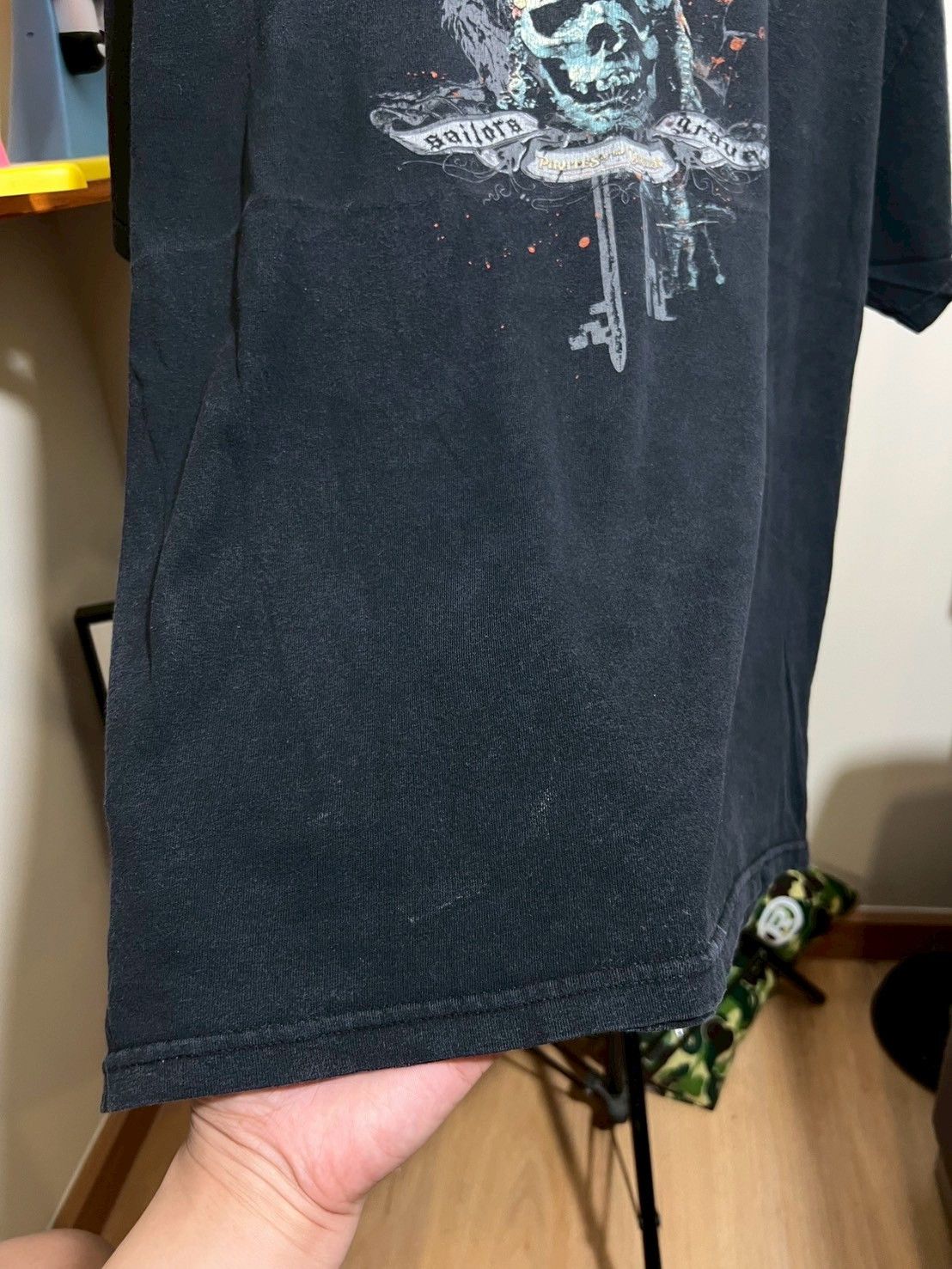 Vintage Vintage Pirates Of The Caribbean shirt movie bnz02 Size US XL / EU 56 / 4 - 4 Thumbnail