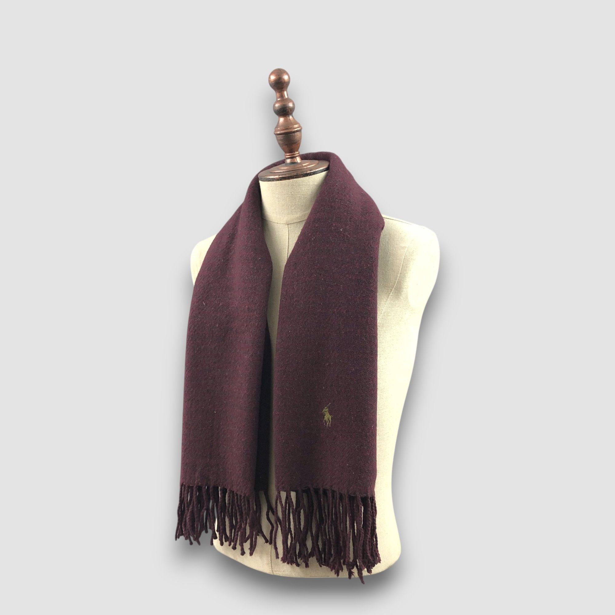 Ralph Lauren Vintage Ralph Lauren Scarf Muffler Wool Stole Shawls Scarves Size ONE SIZE - 2 Thumbnail