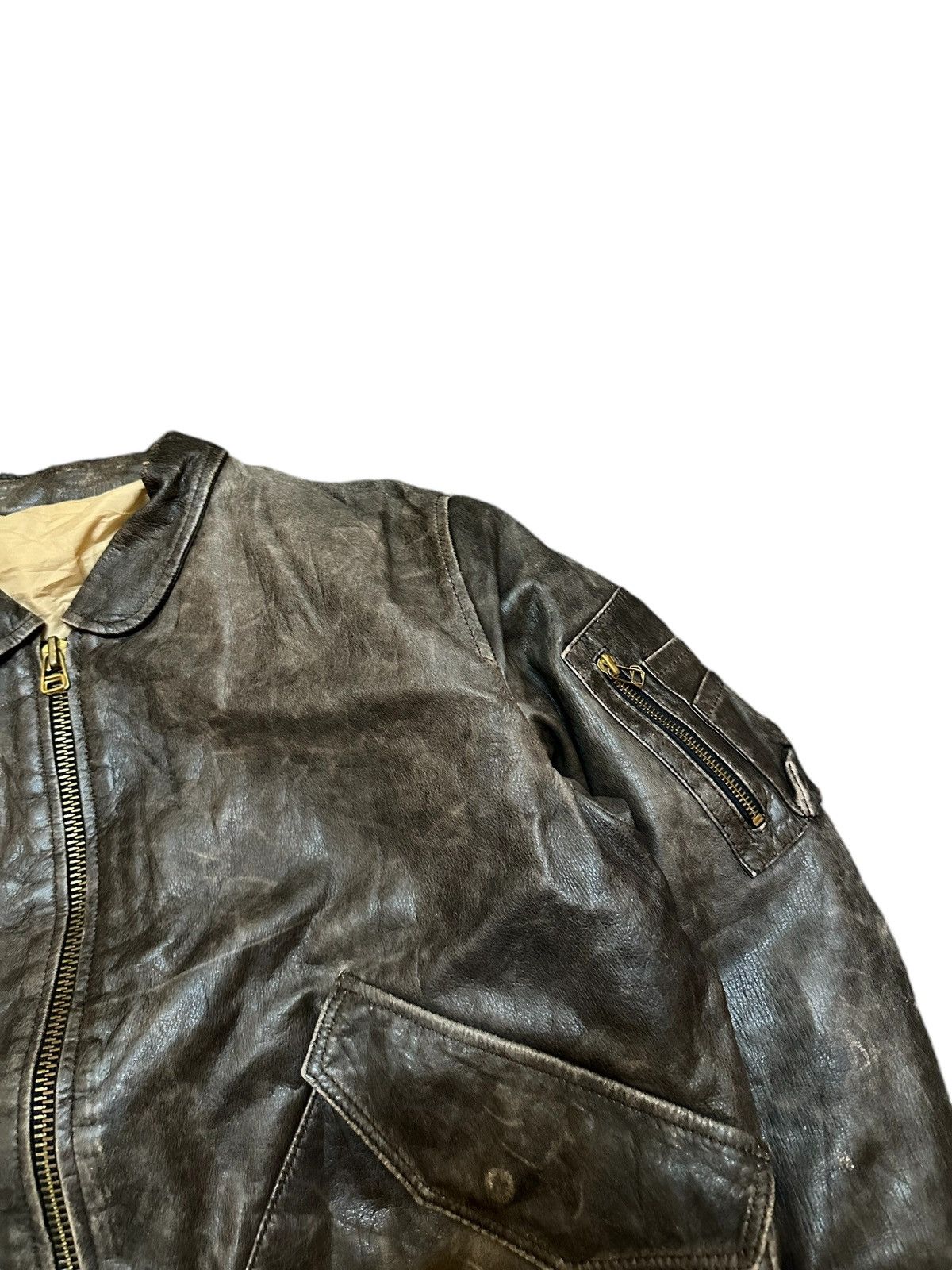 Vintage Vintage Leather Jacket Bomber Size US M / EU 48-50 / 2 - 4 Thumbnail