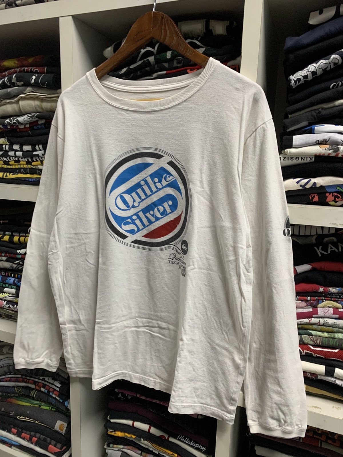 Quiksilver × Vintage Quiksilver big logo shirt Size US XL / EU 56 / 4 - 5 Thumbnail