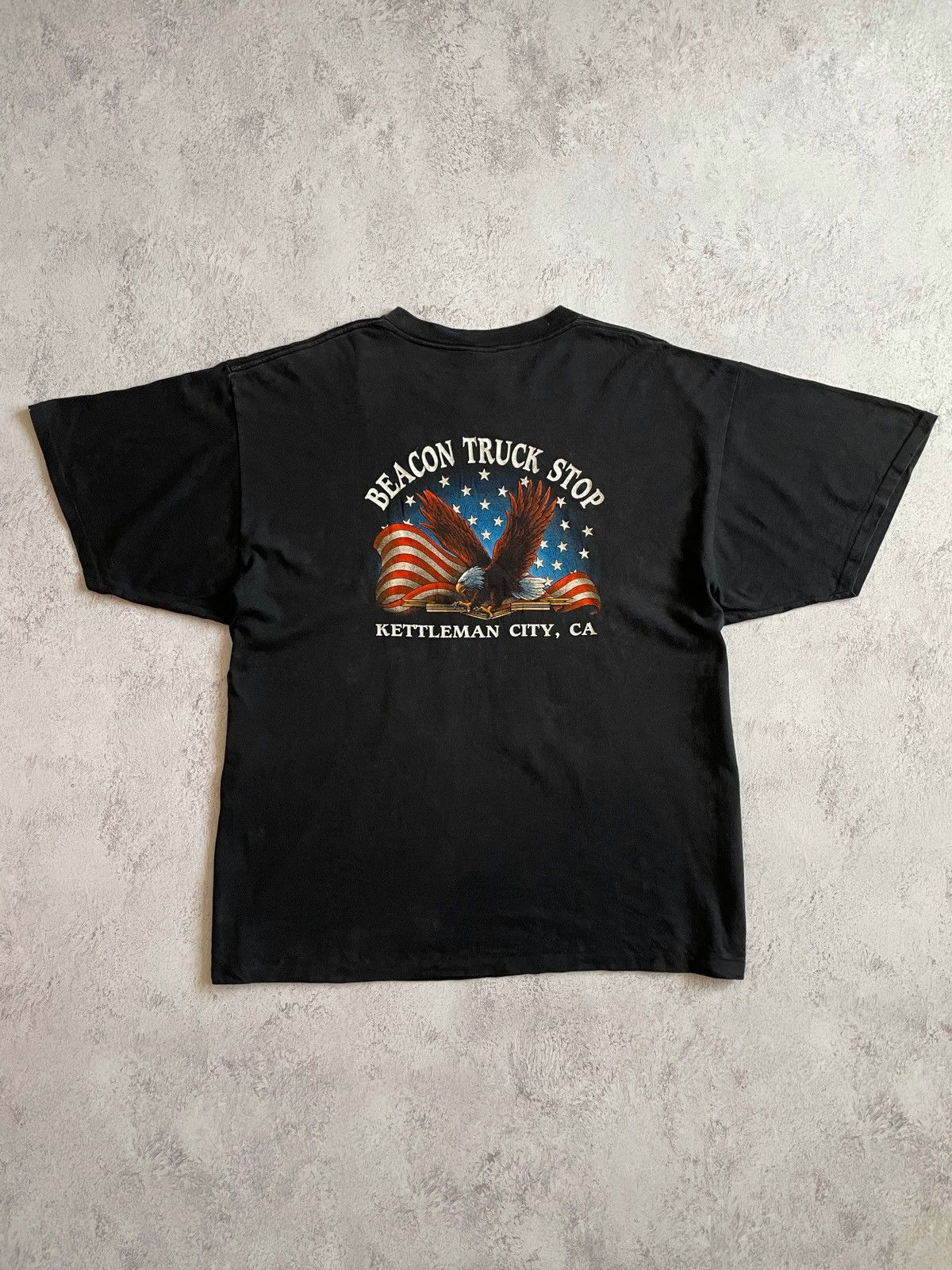 Vintage VTG 3D Emblem “Follow the Eagle” 1994 Big Print Tee Size US XXL / EU 58 / 5 - 7 Thumbnail