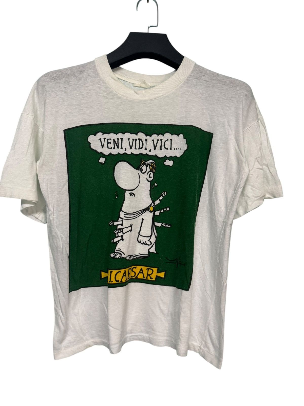 VTG VENI VIDI VICI JULIUS CAESAR PARODY TEE