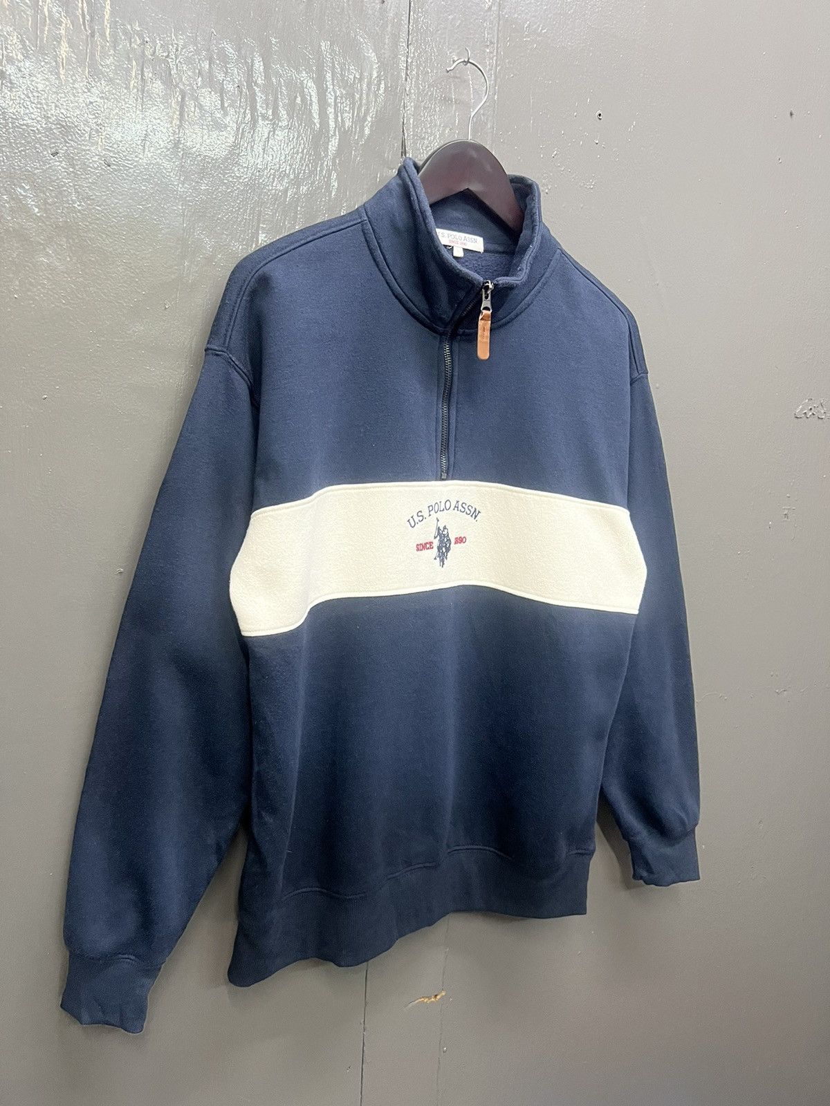 U.S. Polo Assn. US Polo ASSN Half Zipper Sweatshirt Size US L / EU 52-54 / 3 - 2 Thumbnail