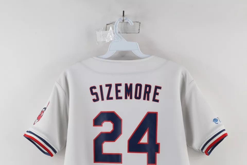 Vintage Vintage Reversible Sizemore Cleveland Indians Jersey Size US S / EU 44-46 / 1 - 19 Thumbnail