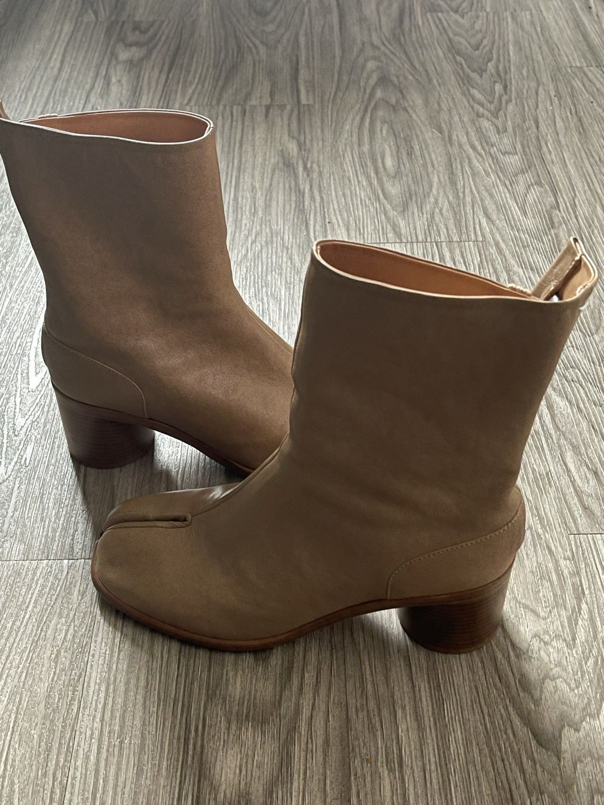 Maison Margiela Tabi boots Tan Leather